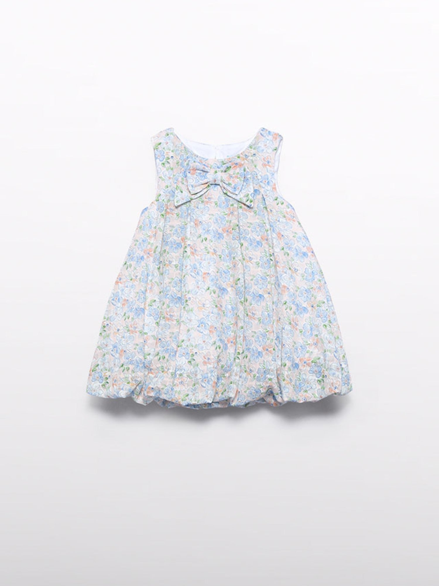 Abito stampa fiori Bimba Salmone 5027 /6 - NANU' BABY