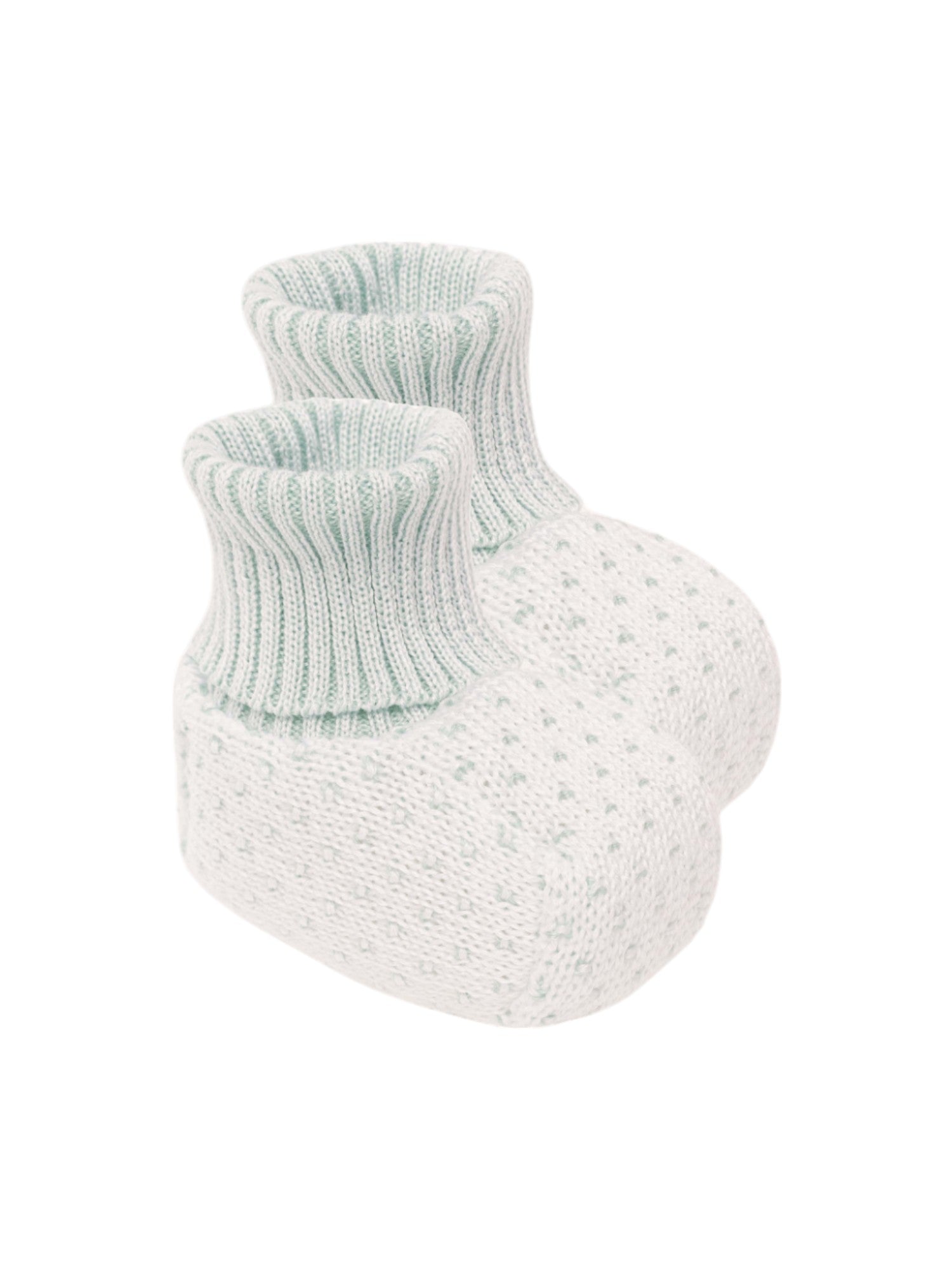 Babbucce Neonato BIANCO EB54S - NANU' BABY
