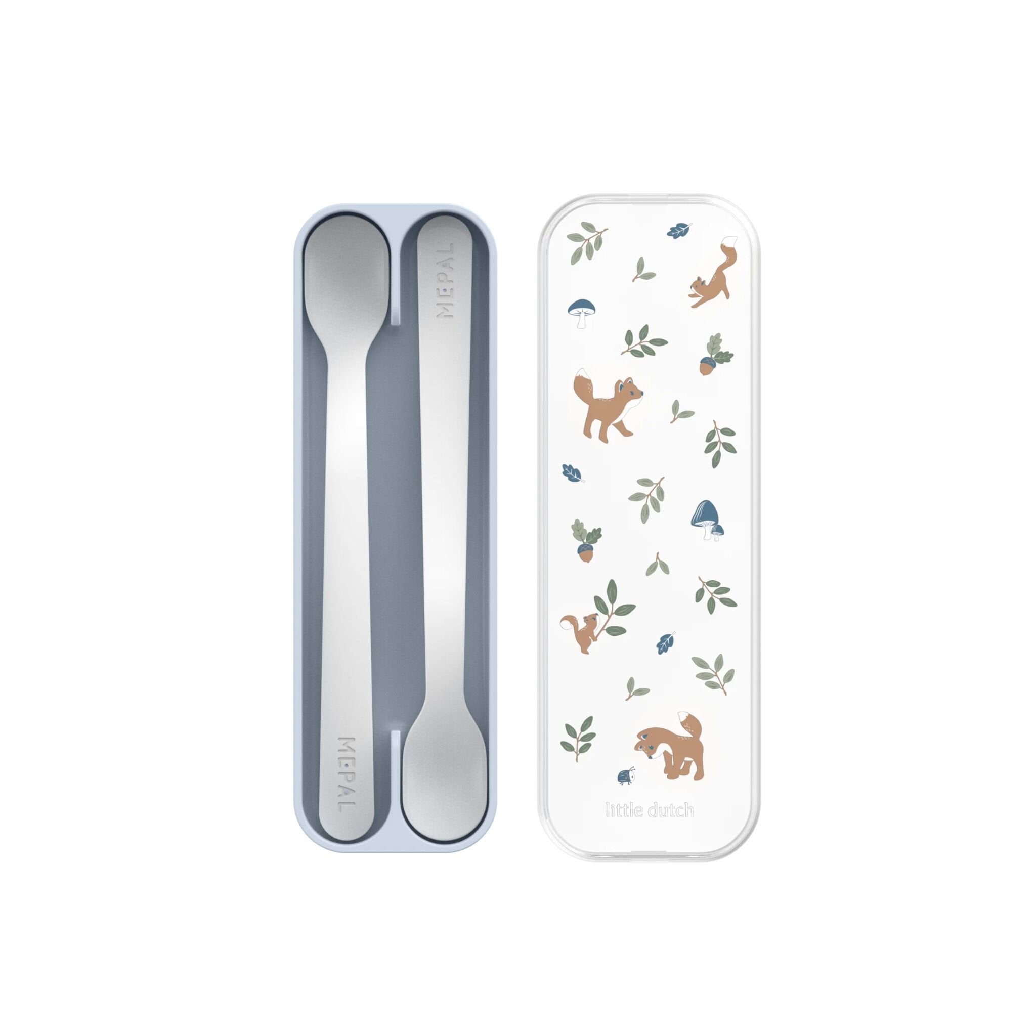 Set cucchiai 2 pezzi Blu 108032065408 - NANU' BABY