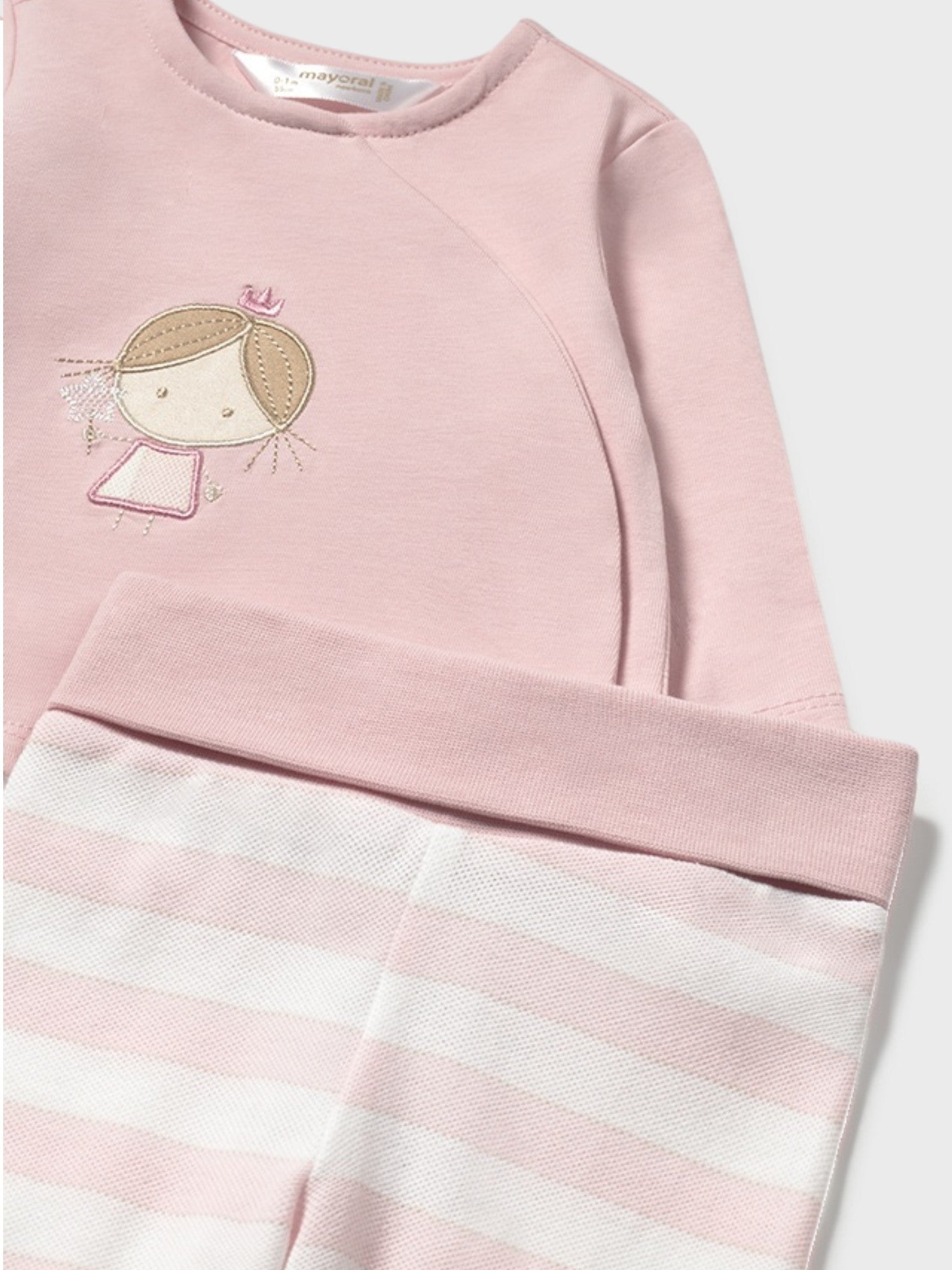 Completo ghettina Neonata ROSA 1588 /RB - NANU' BABY
