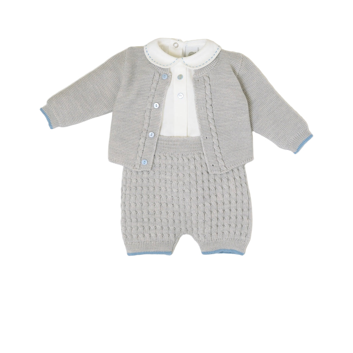 Completo nascita Neonato GRIGIO IN6860/G - NANU' BABY