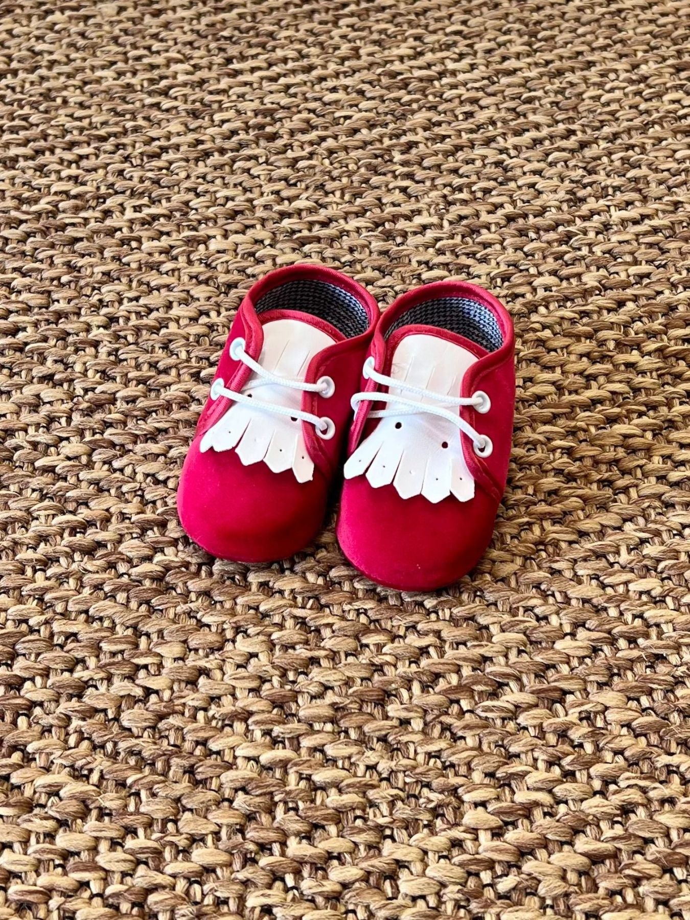 Scarpe Cerimonia Bimbo ROSSO IK215SC - NANU' BABY