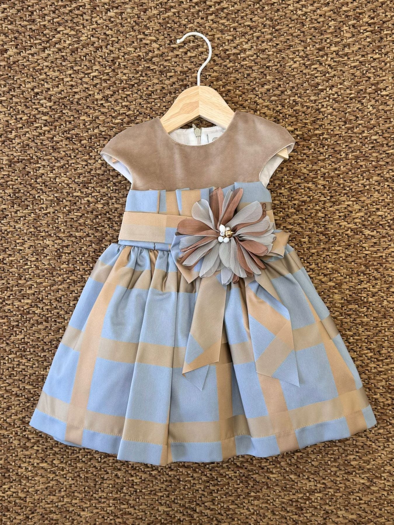 Abito Cerimonia Bimba CAMMELLO IK314 - NANU' BABY