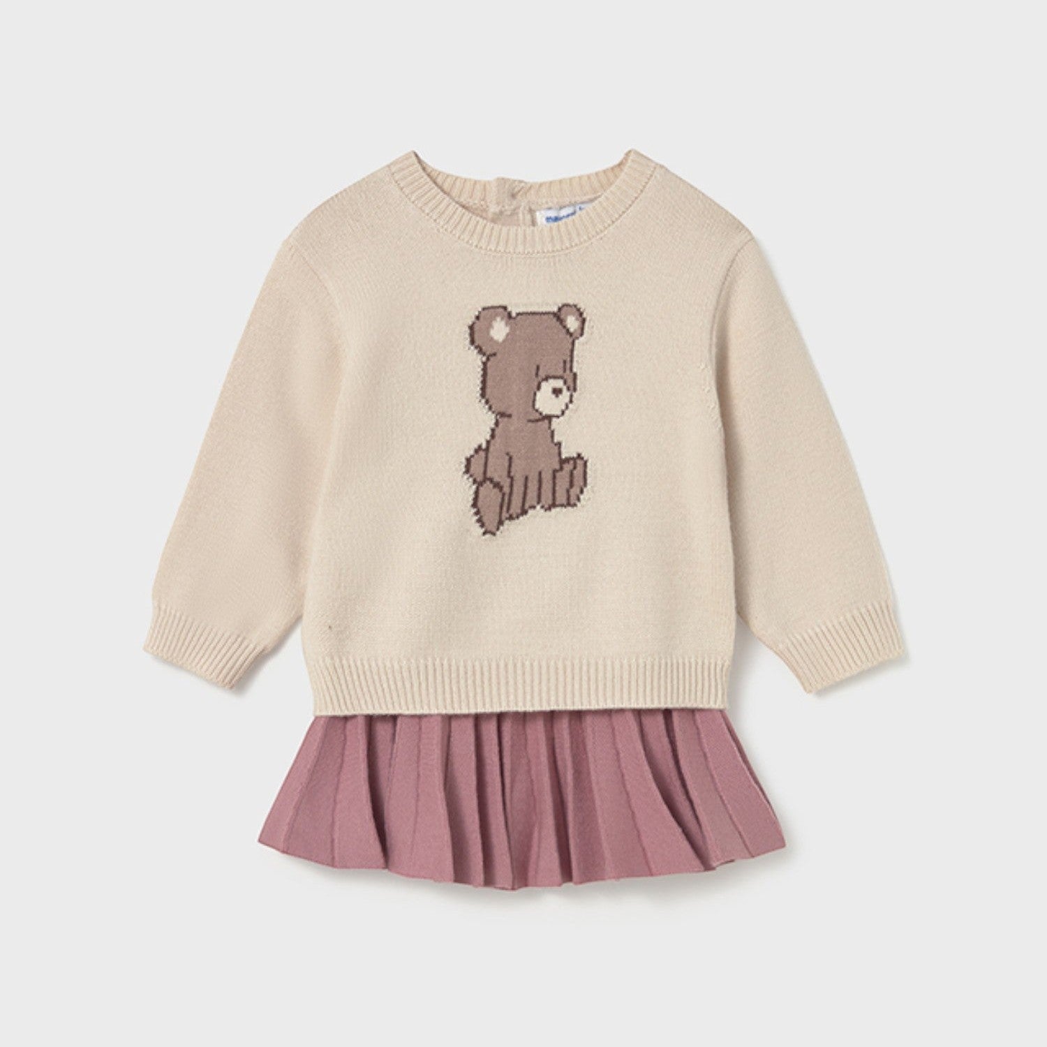 Completo gonna tricot Bimba Rosa 2925/16 - NANU' BABY