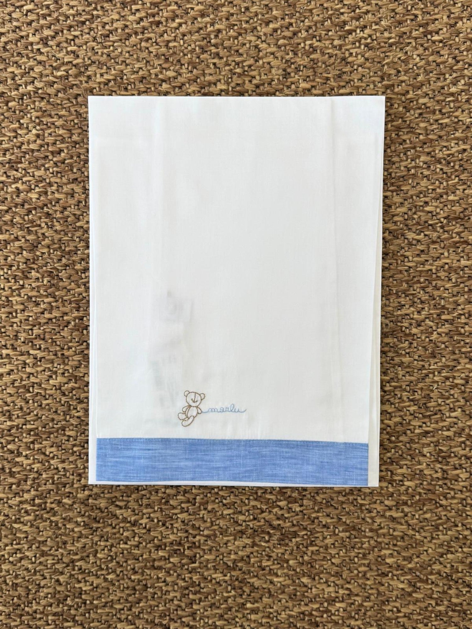 Lenzuolino Neonato BIANCO EB66LE - NANU' BABY