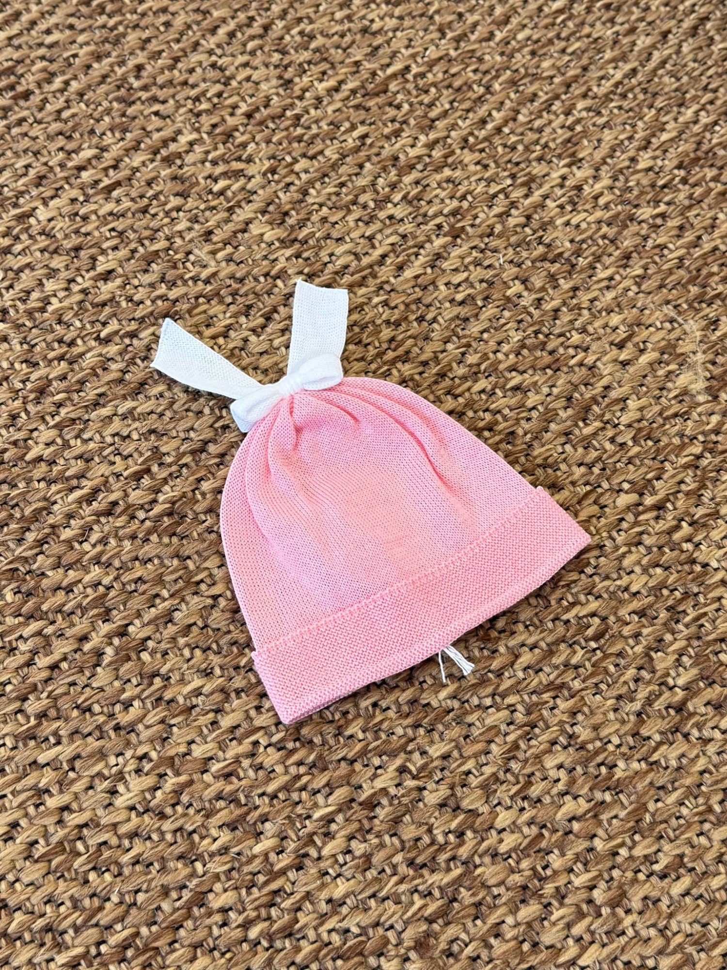 Cuffia Fiocco Neonata ROSA FIOCCO 681 - NANU' BABY