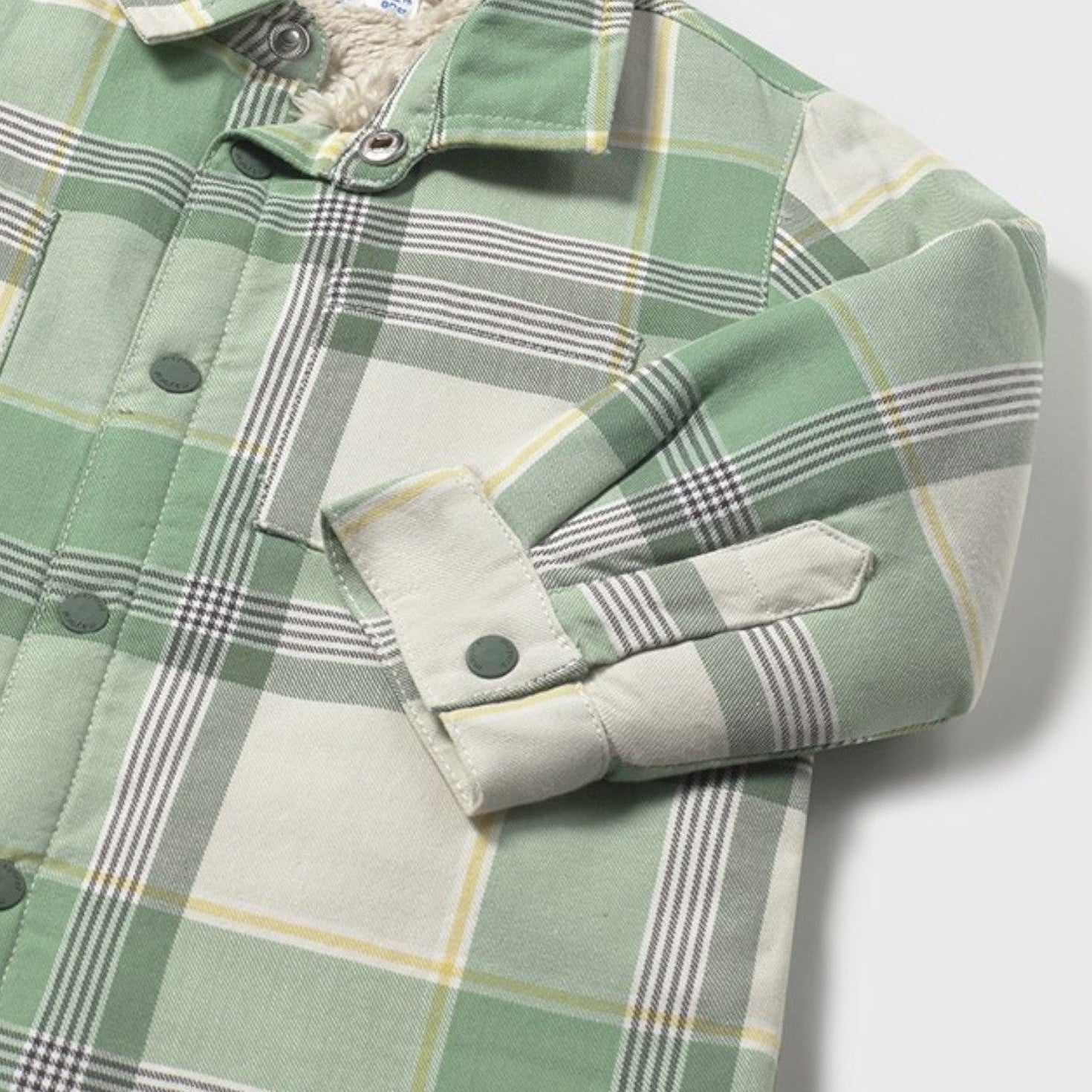 Camicia quadri foderato Bimbo Verde 2104/83 - NANU' BABY