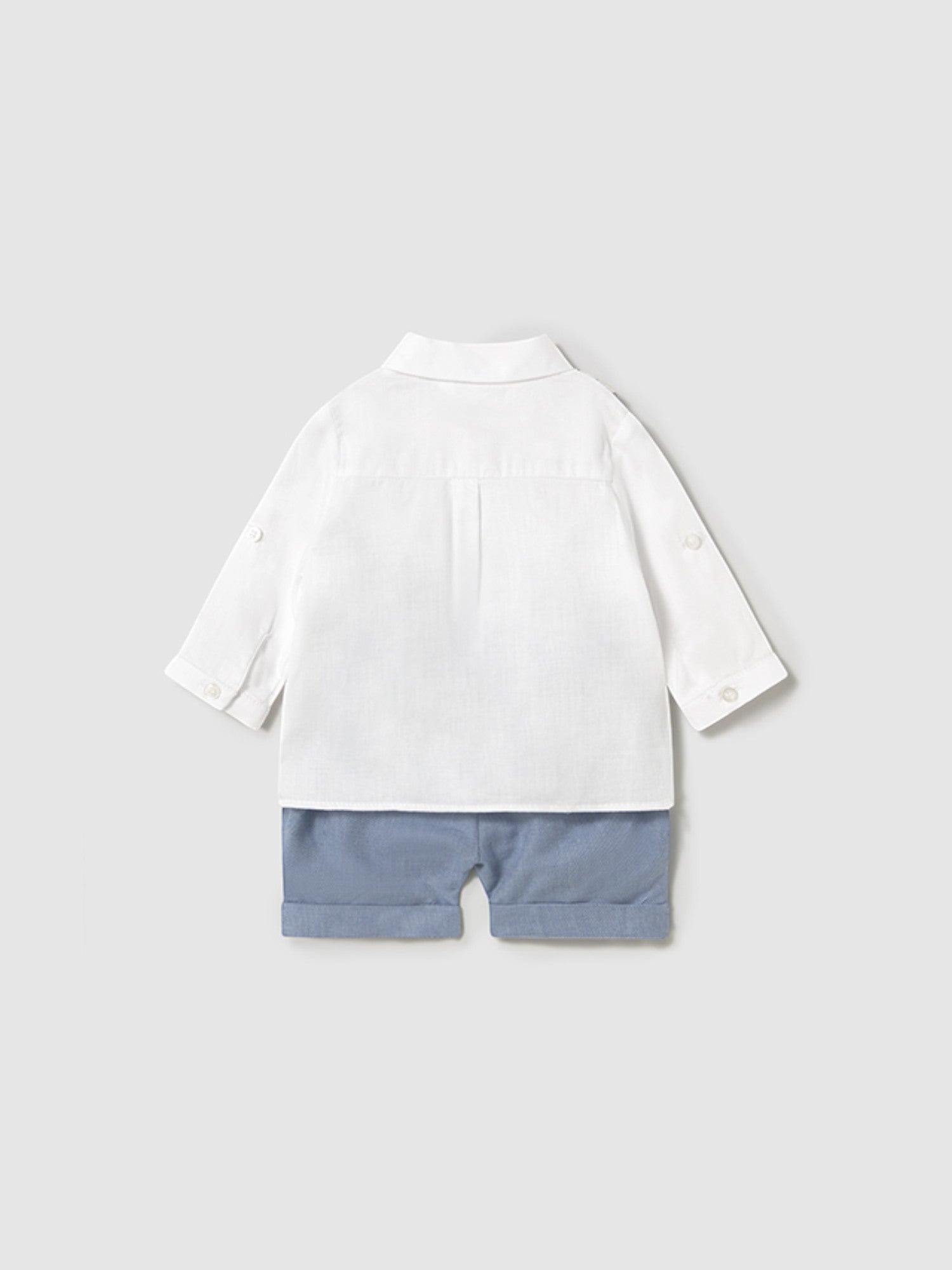 Completo pantalone corto gilet Bimbo AVORIO 1212 /A - NANU' BABY