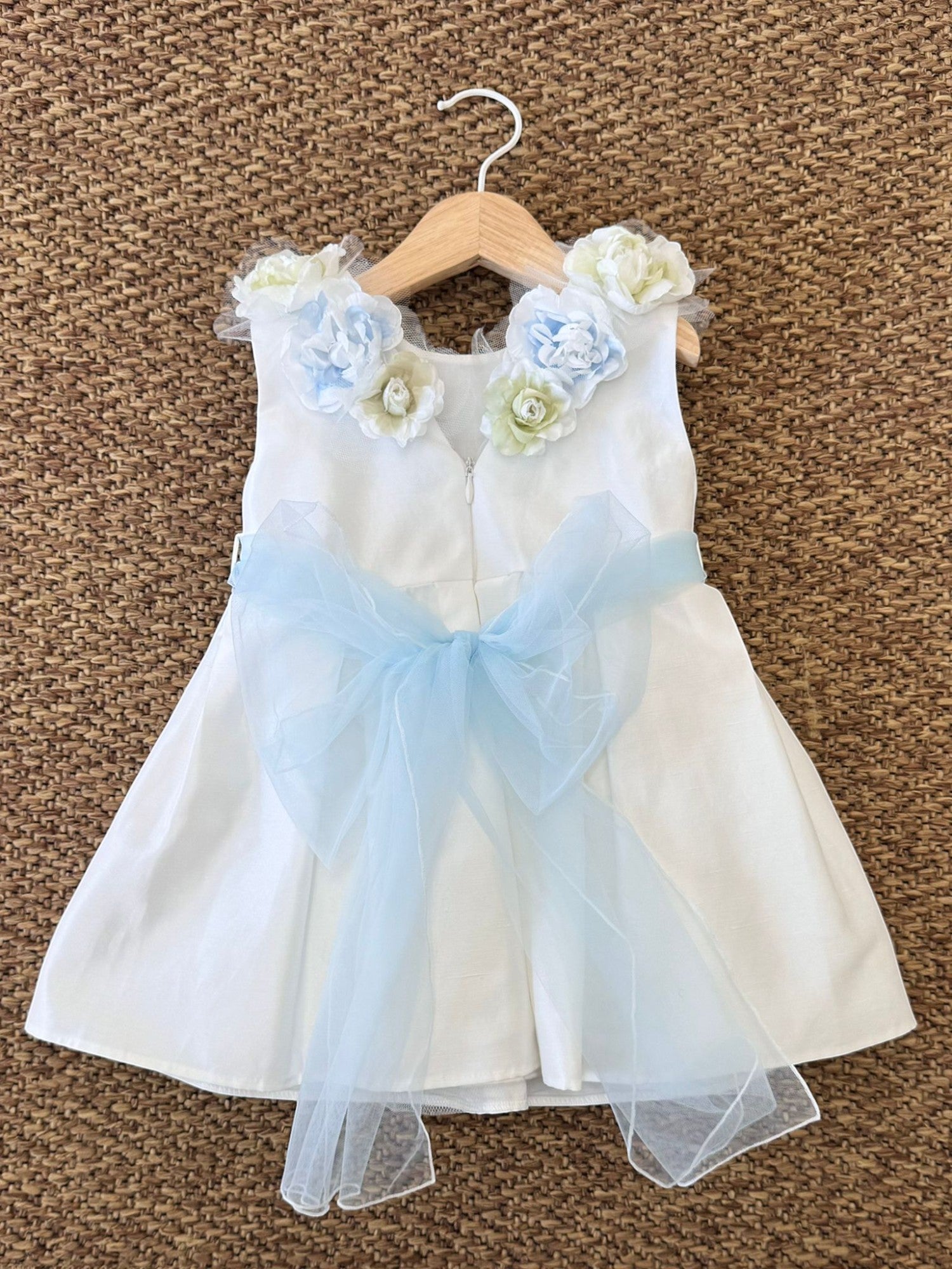 Abito bacia piega Bimba AVORIO GG25KP14I/V - NANU' BABY
