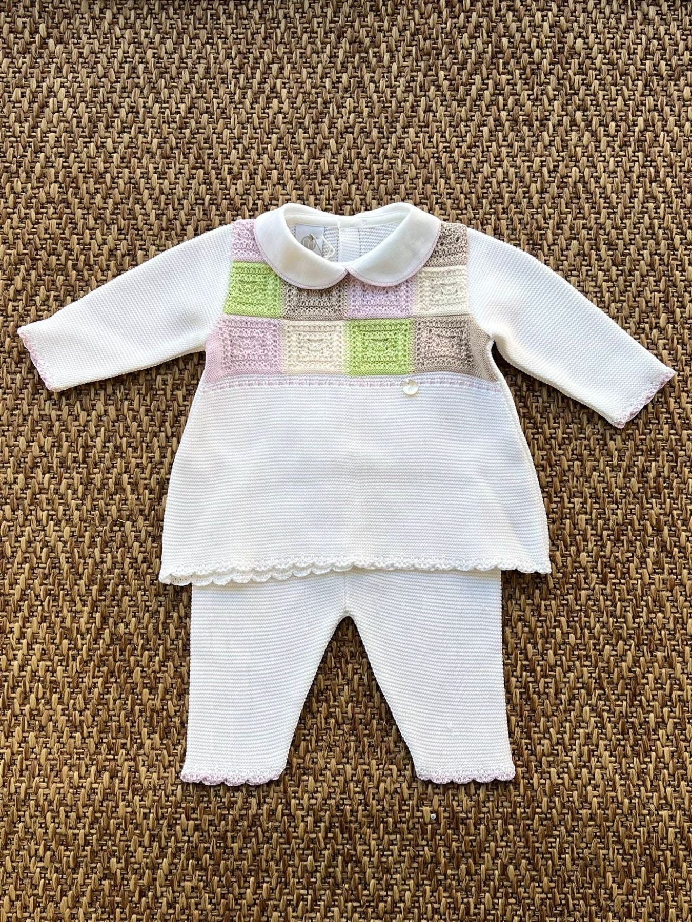 Abito Neonata BIANCO EP2619 - NANU' BABY