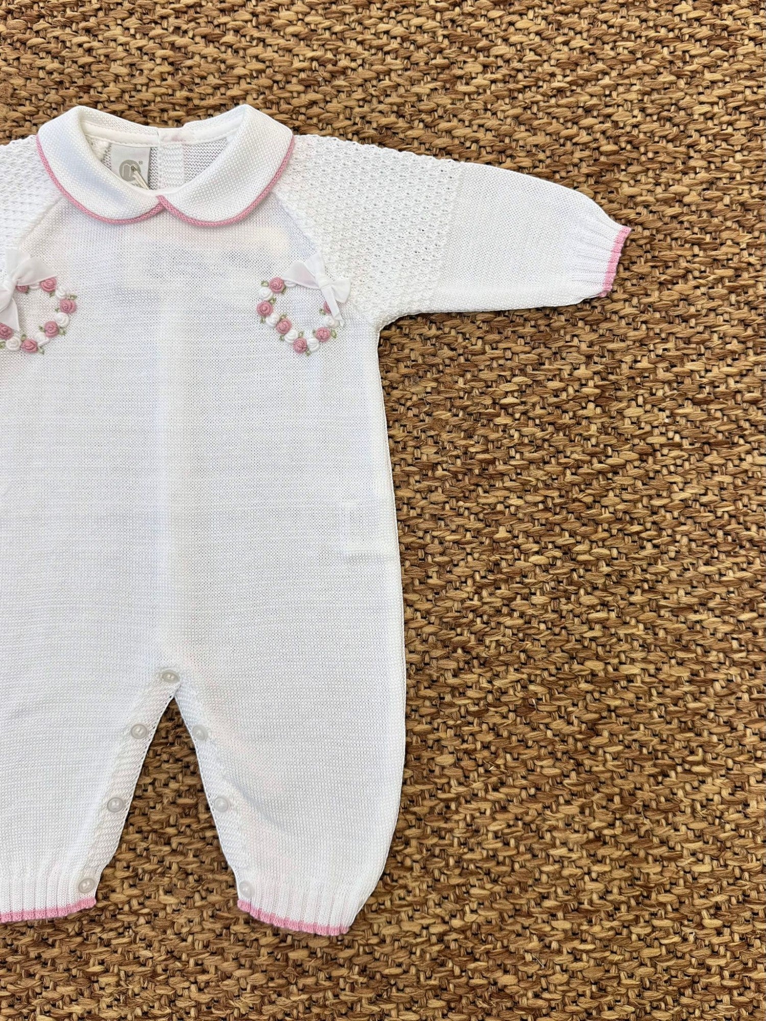Tutina Neonata BIANCO EB2410 - NANU' BABY
