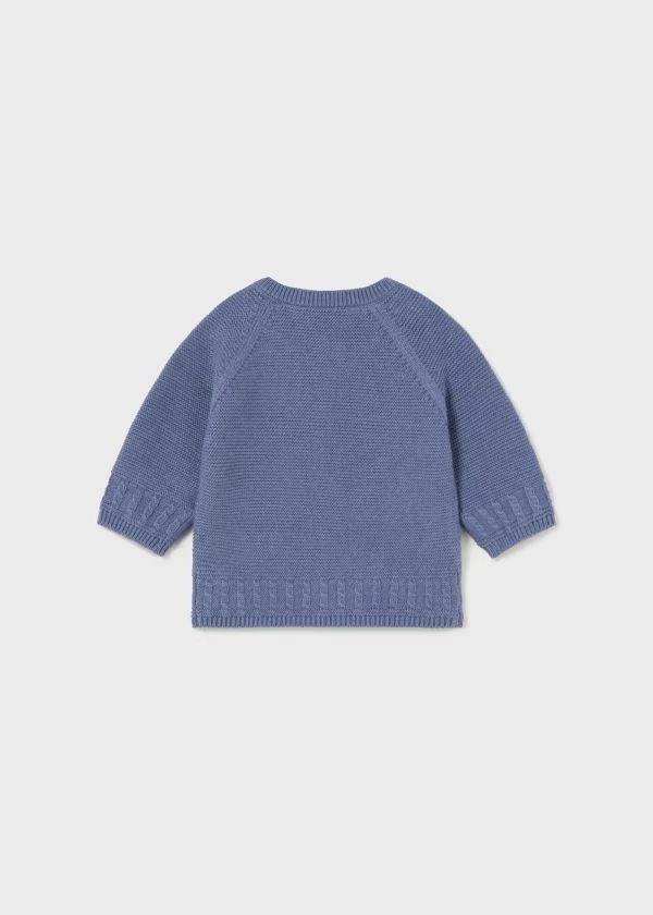Cardigan basic in caldo cotone Bimbo CIELO 2301-W - NANU' BABY