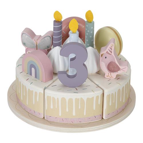 Torta di compleanno in legno - 26 pezzi AL CAMPIONE LD8015 - NANU' BABY