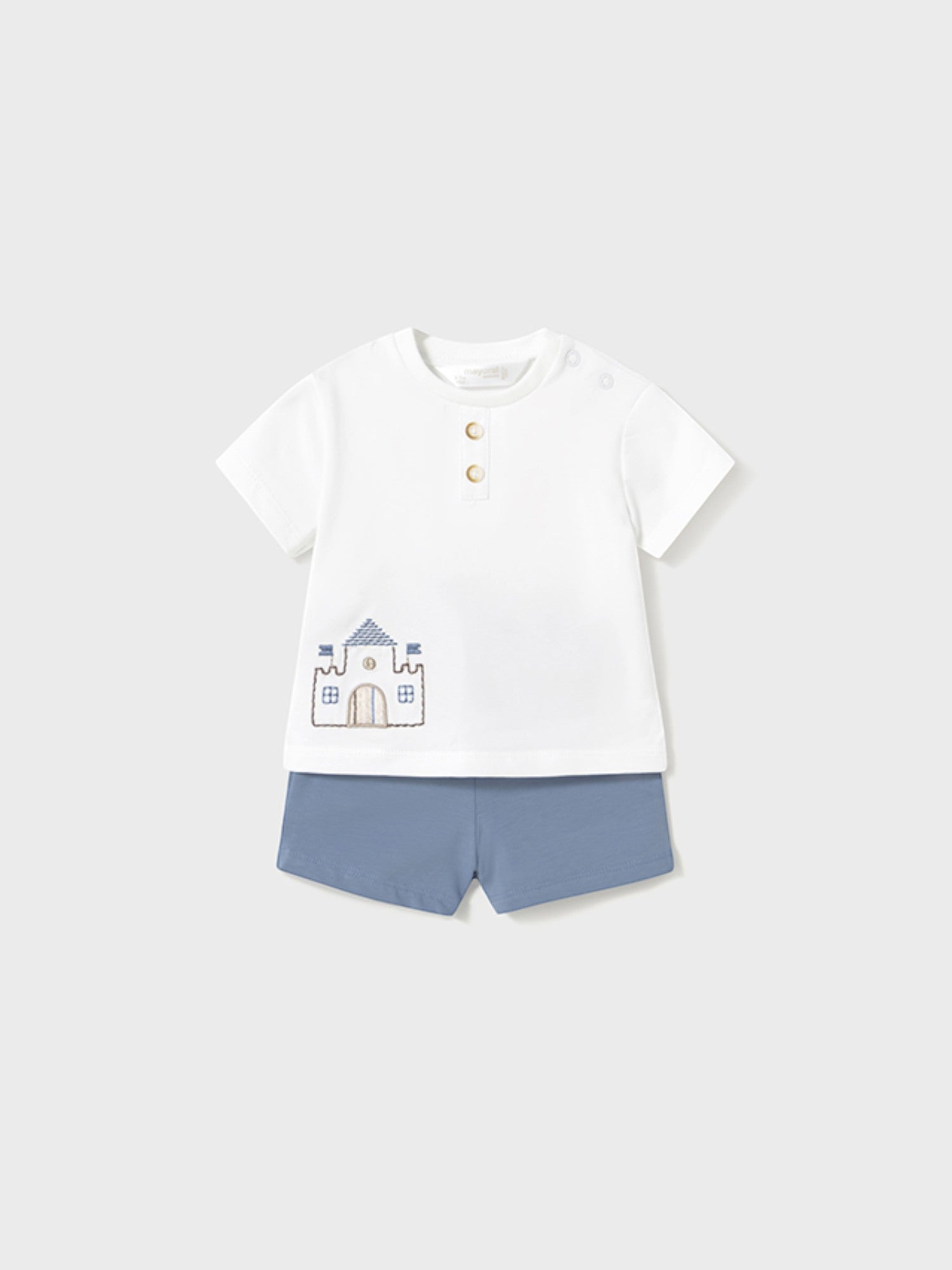 Completo punto 4 pezzi Bimbo AZZURRO 1610 /A - NANU' BABY