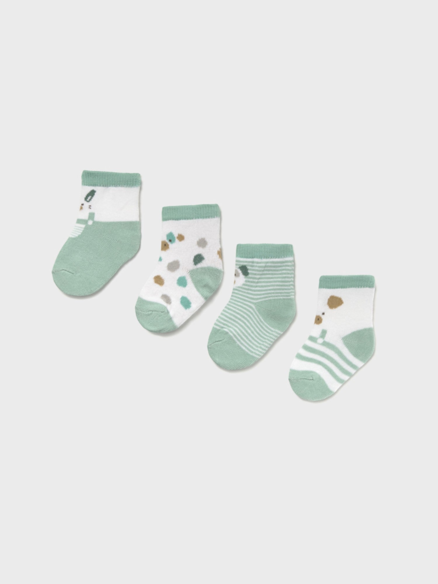 Set 4 calze VERDE 9862 /V - NANU' BABY