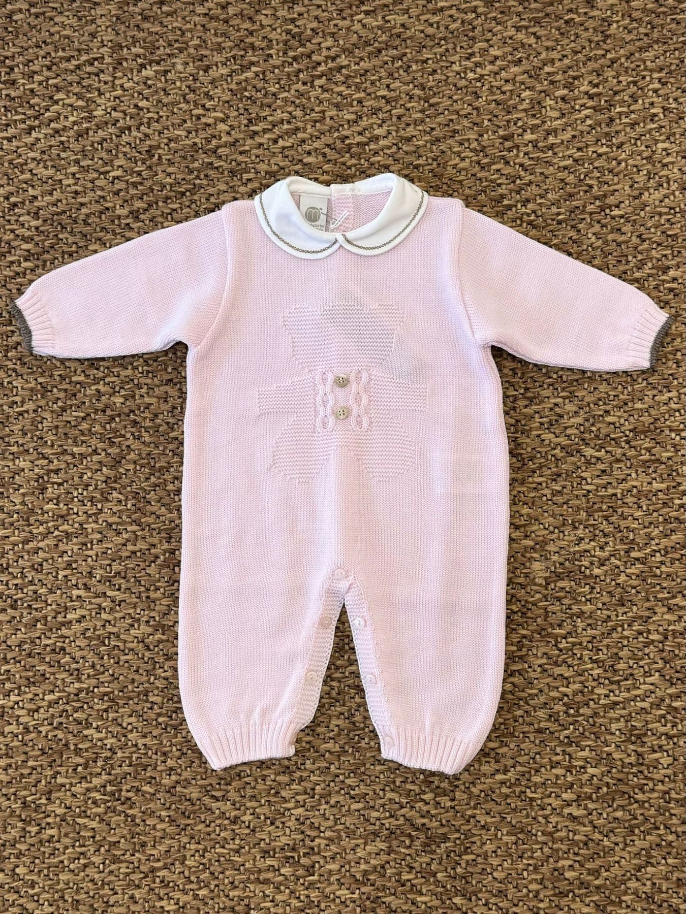 Tutina Dolce Teddy Neonata ROSA IB5210 - NANU' BABY