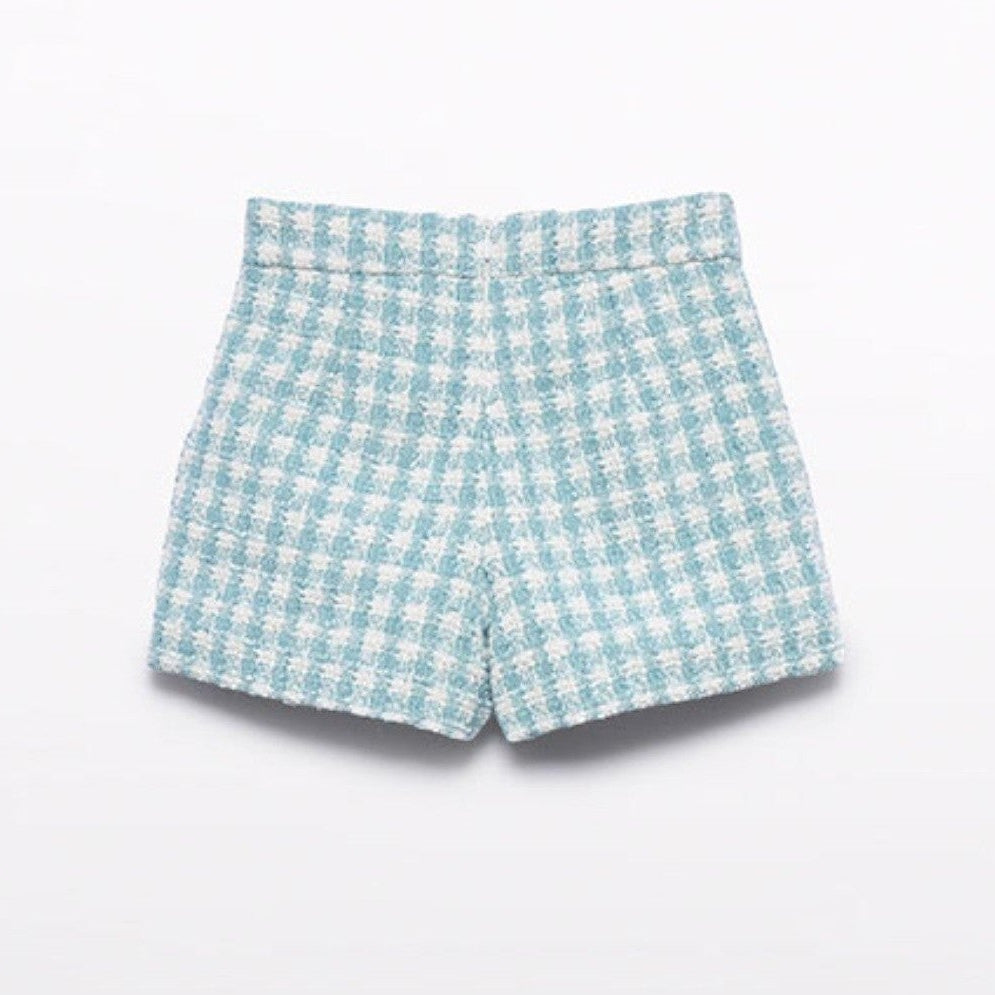 Bermuda quadri lurex Bimba Verde 5719/9 - NANU' BABY