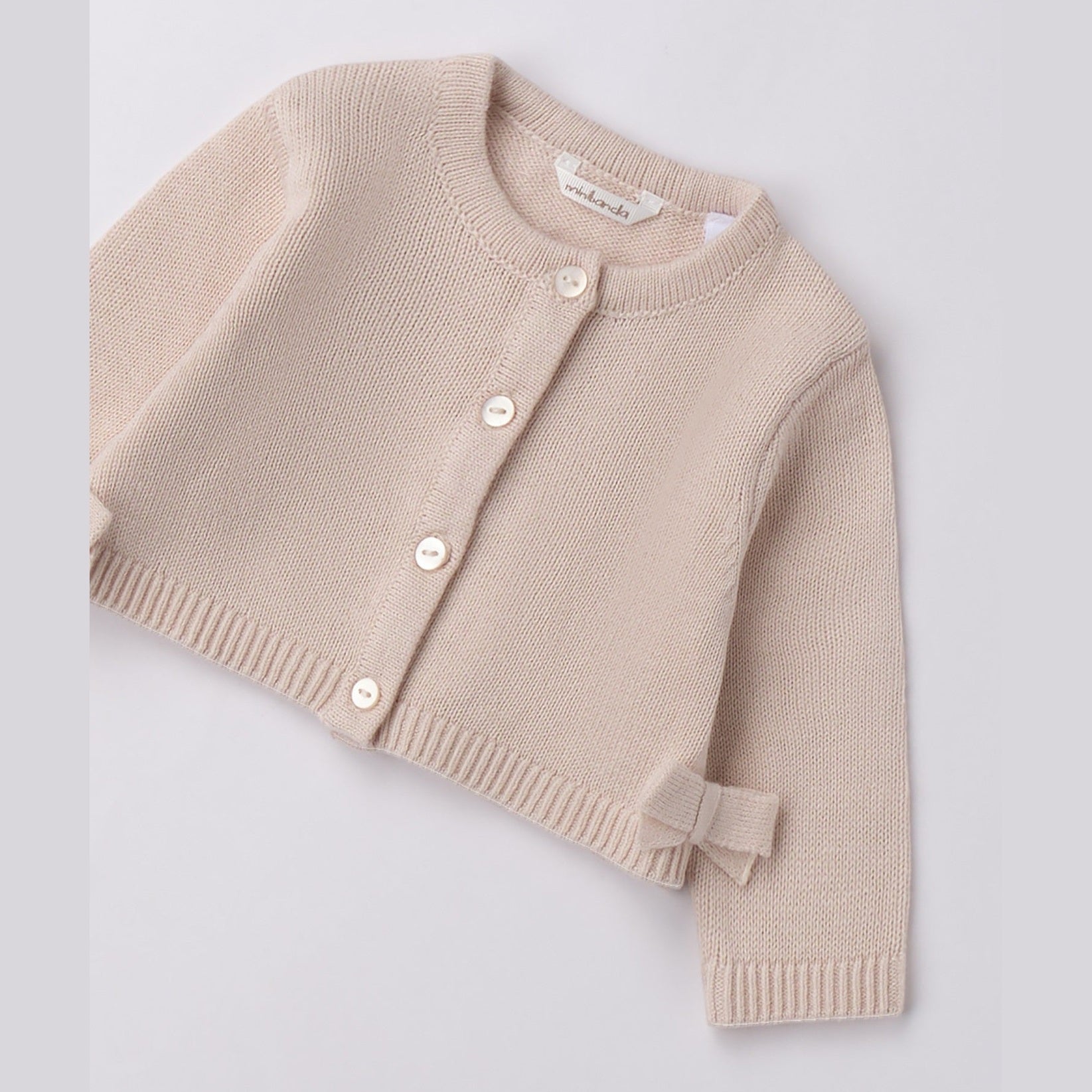 Cardigan Scaldacuore Bimba Avorio 3F703/2911 - NANU' BABY