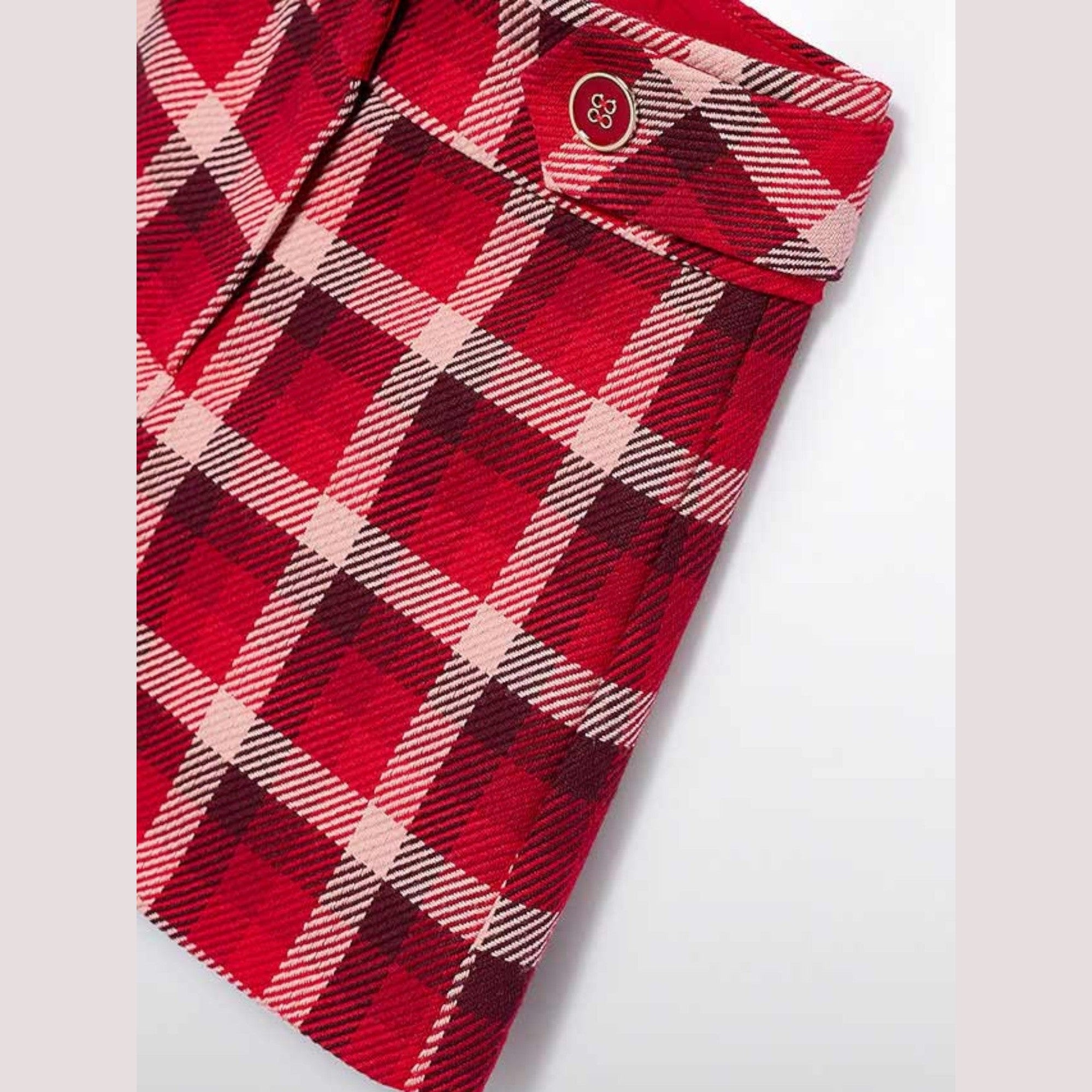 Bermuda quadri Bimba Rosso 5717/2 - NANU' BABY