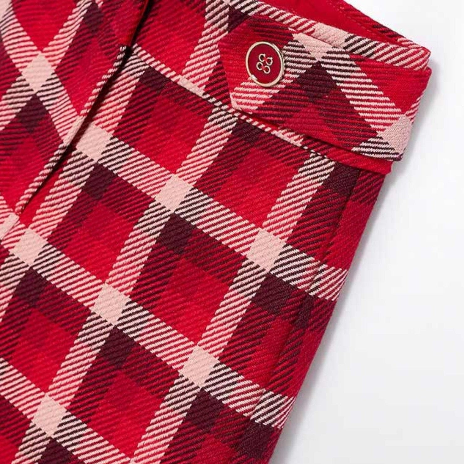 Bermuda quadri Bimba Rosso 5717/2 - NANU' BABY