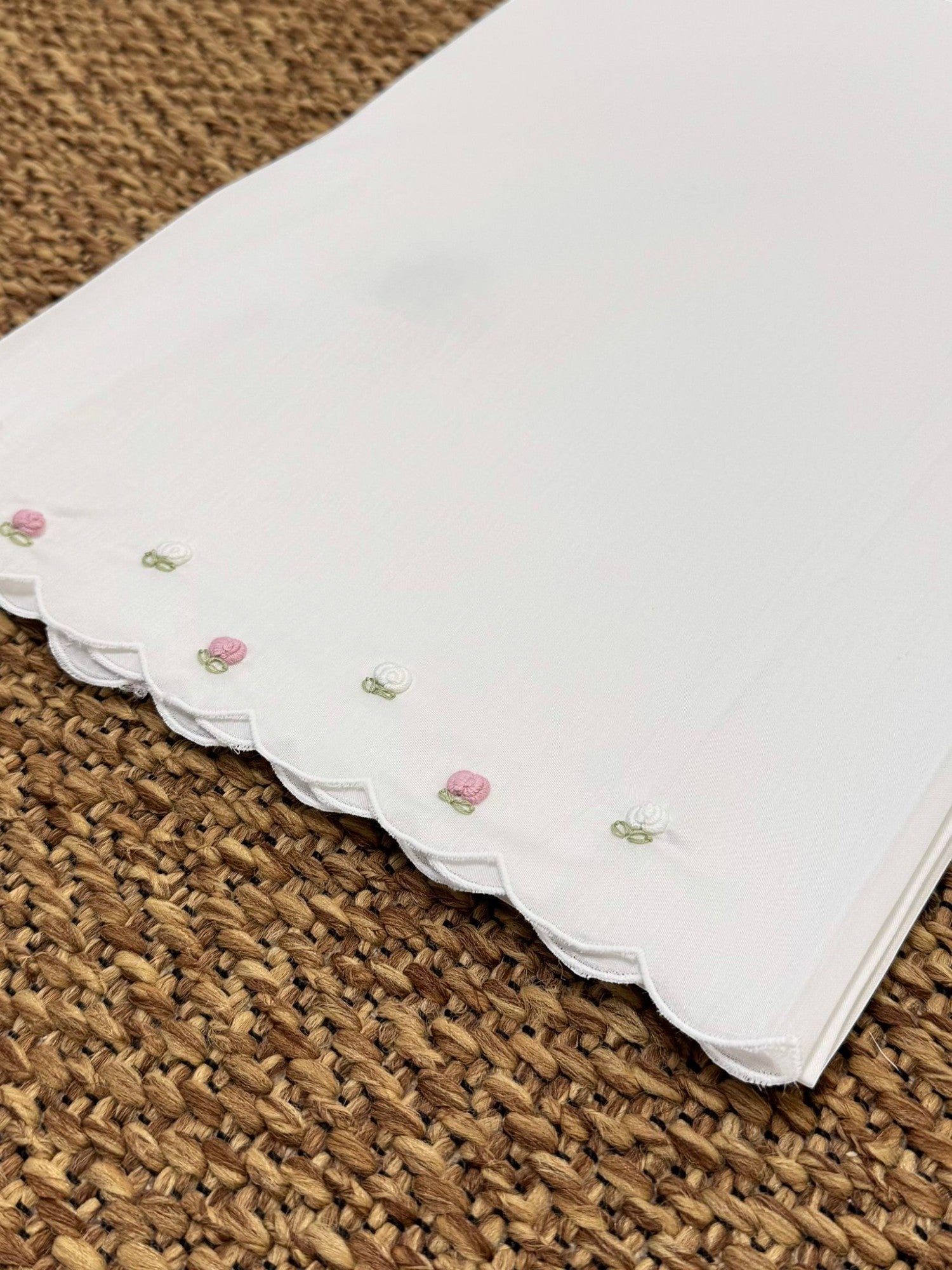 Lenzuolino Neonata BIANCO EB24LE - NANU' BABY