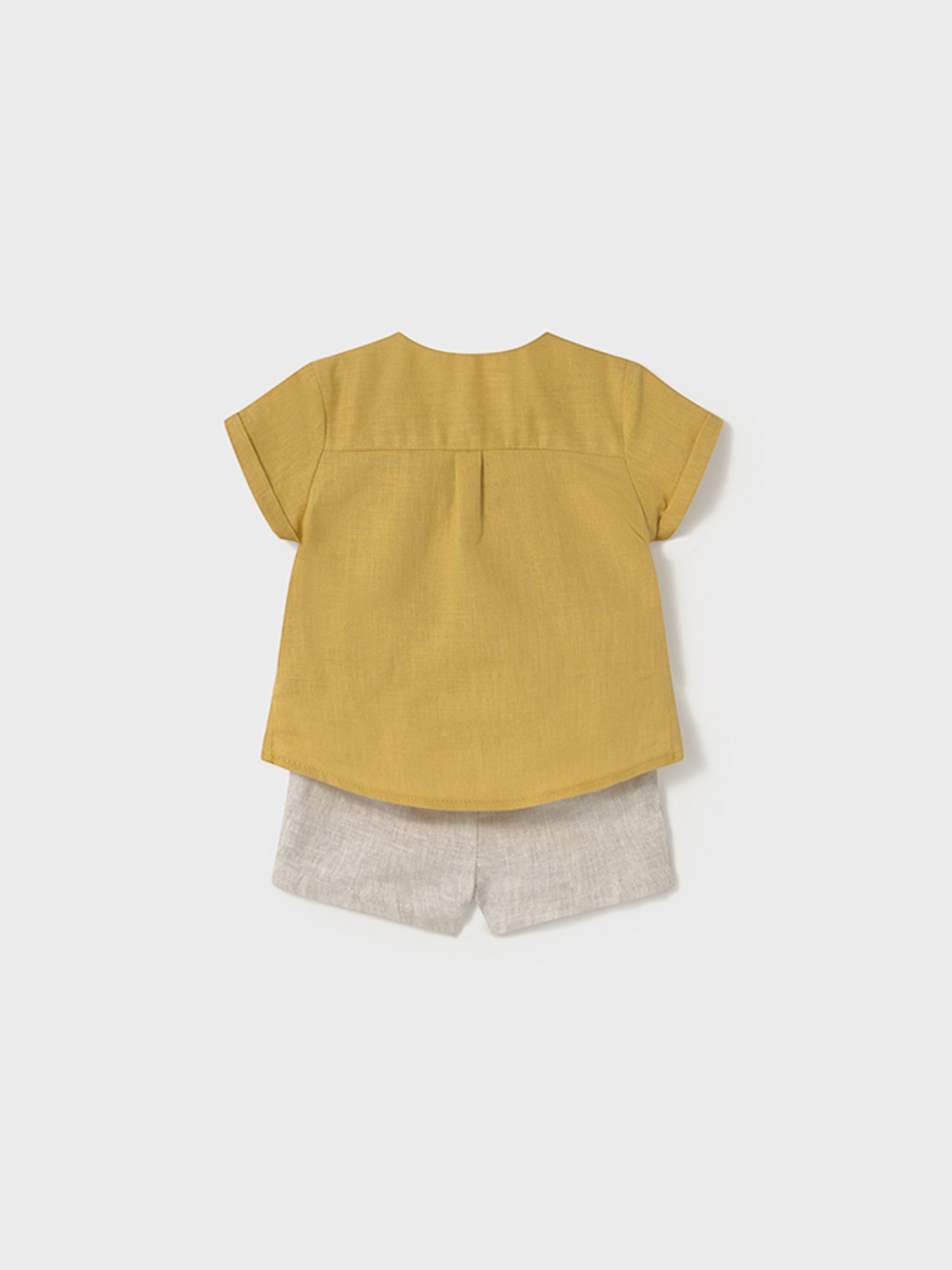 Completo pantalone corto Bimbo GIALLO 1211 /G - NANU' BABY