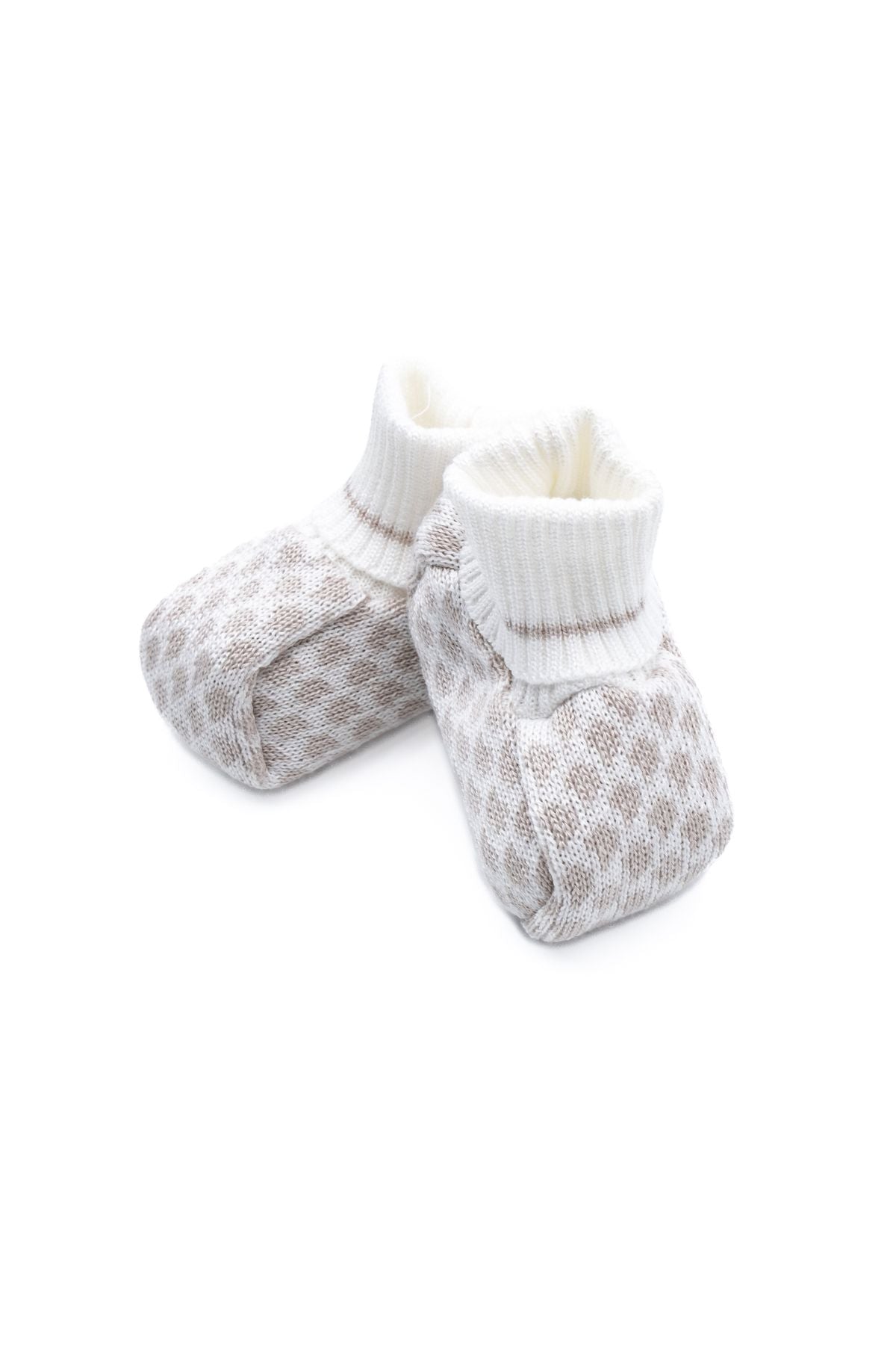 Babbucce Fantasia Neonato BIANCO EF99S - NANU' BABY