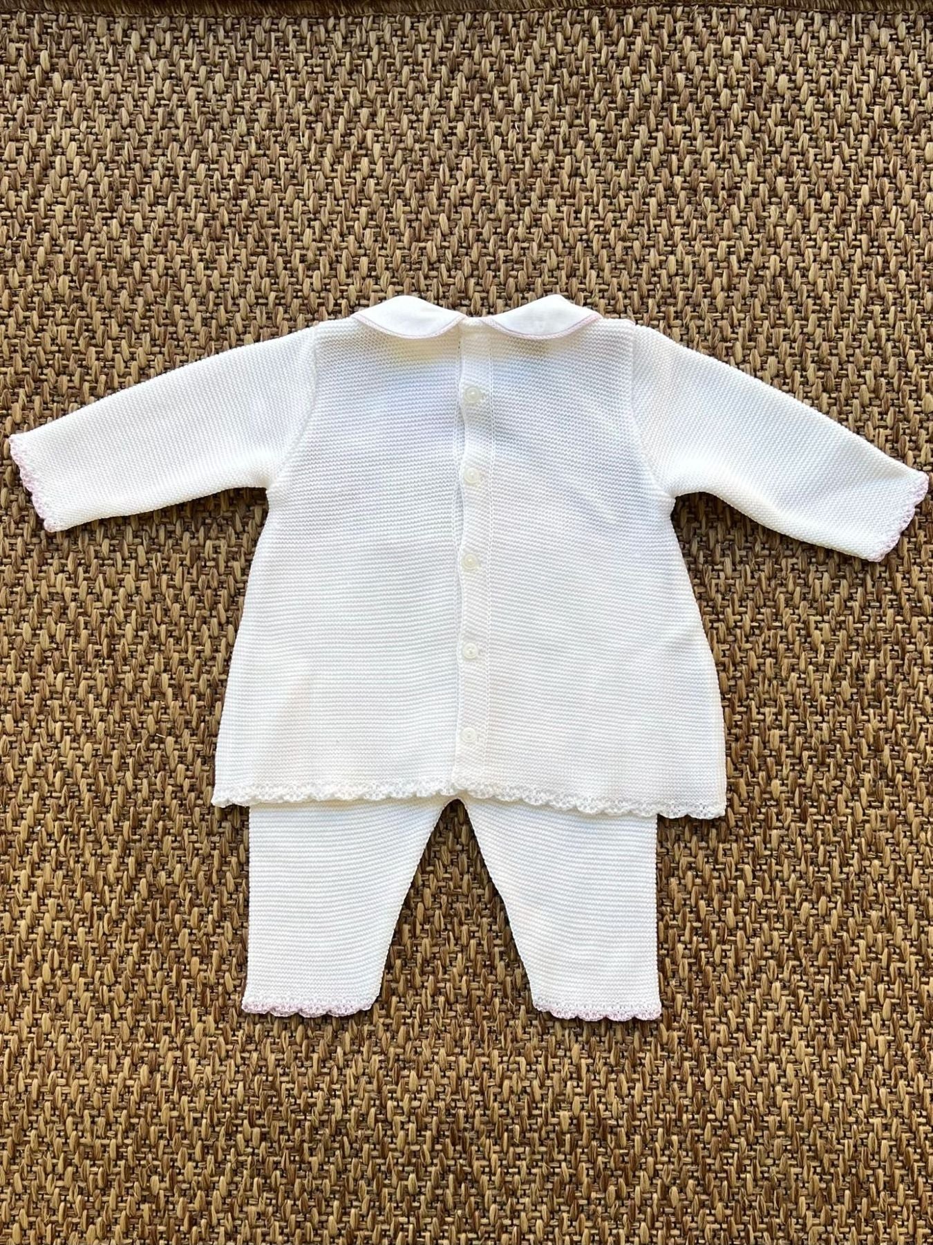 Abito Neonata BIANCO EP2619 - NANU' BABY