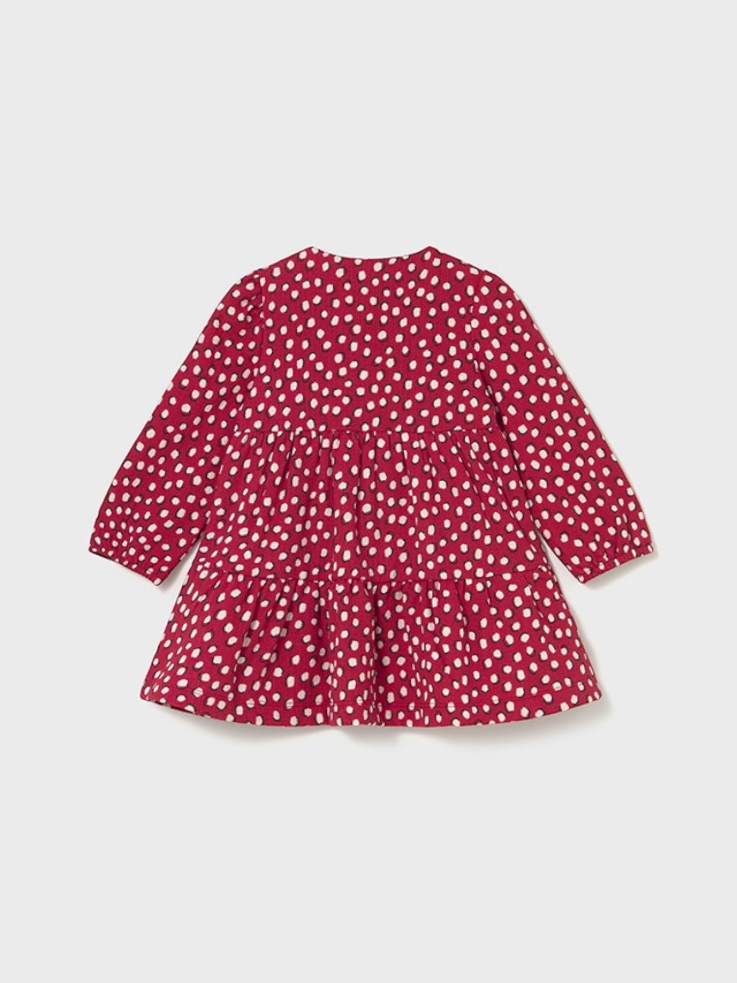 Abito punto strutturato Bimba Rosso 2915/40 - NANU' BABY