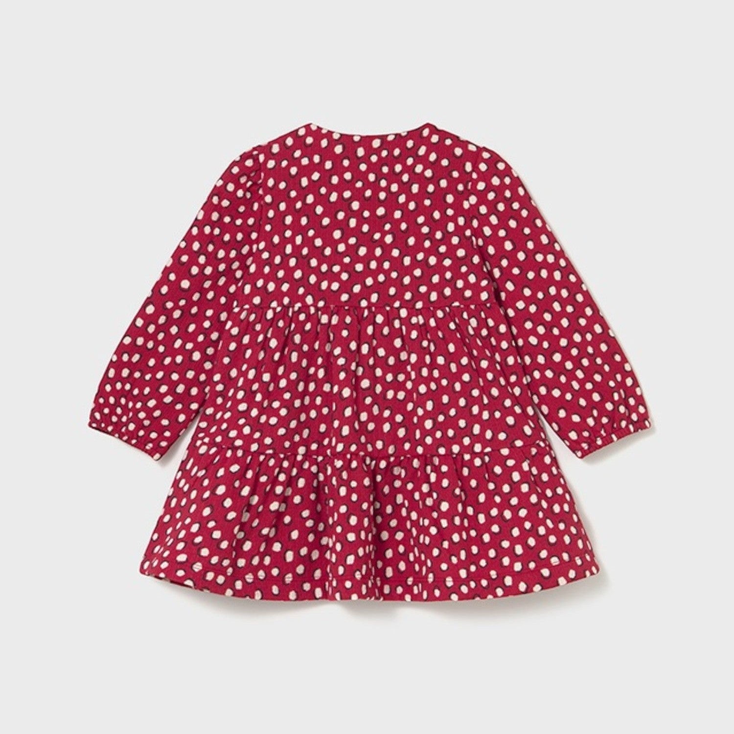 Abito punto strutturato Bimba Rosso 2915/40 - NANU' BABY