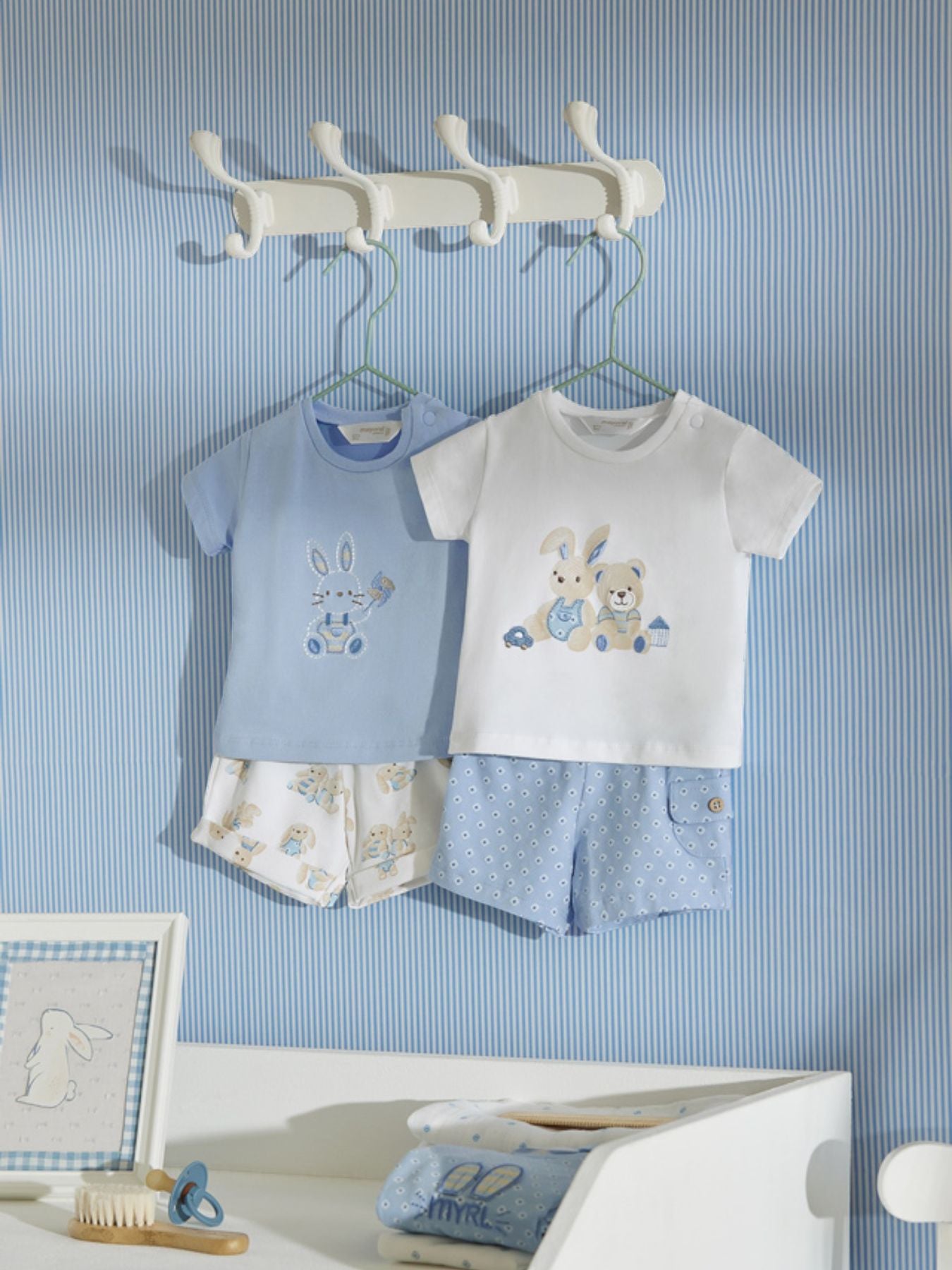 Comp 4 pezzi corto Bimbo CIELO 1625/C - NANU' BABY