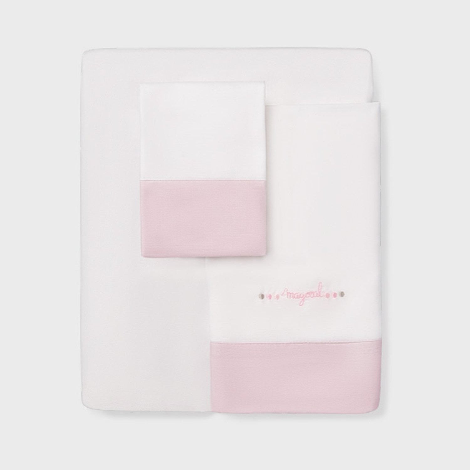 Lenzuolino Neonata Rosa 9992/12 - NANU' BABY