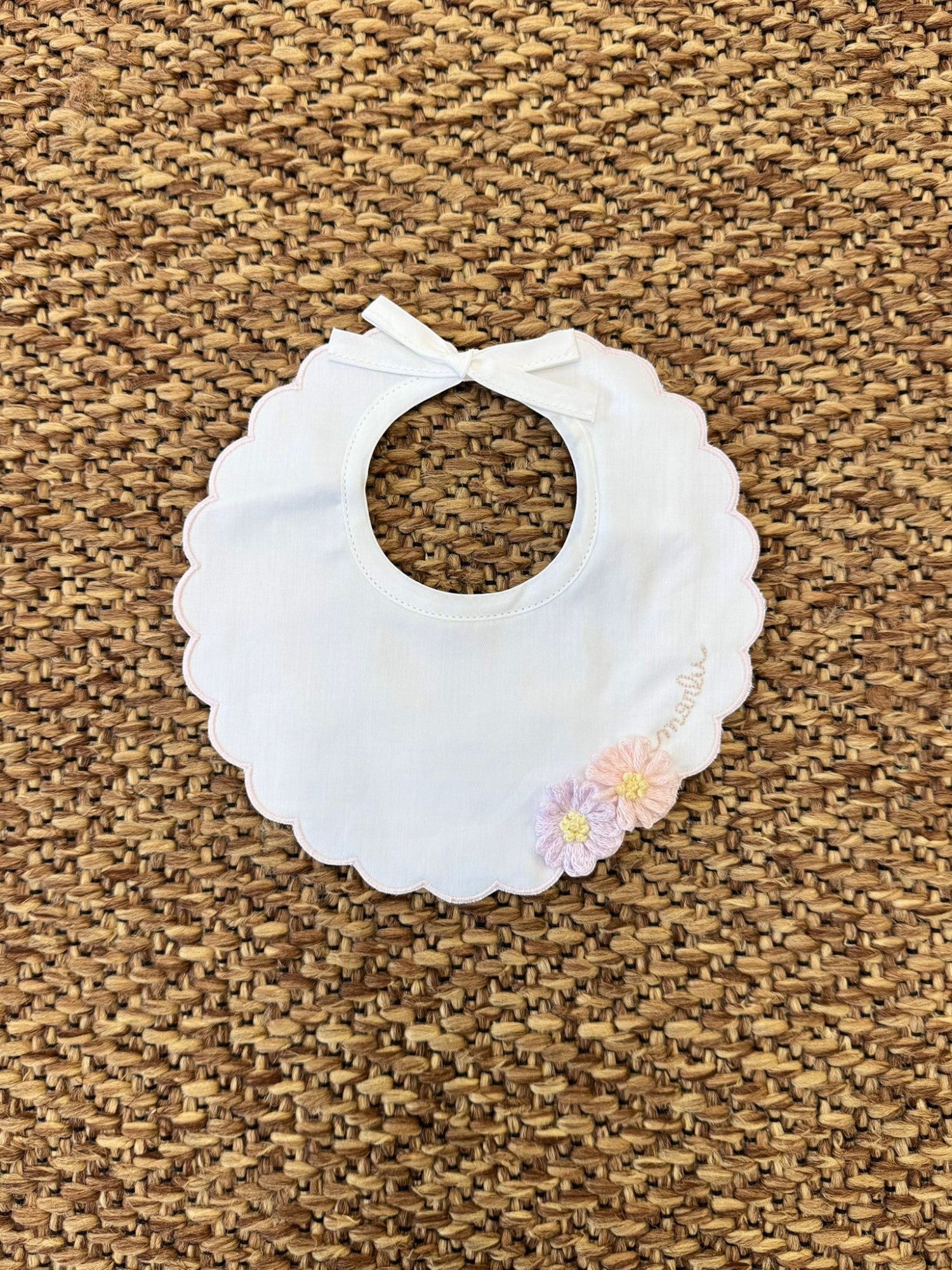 Bavetta Neonata BIANCO EB15BAV/G - NANU' BABY