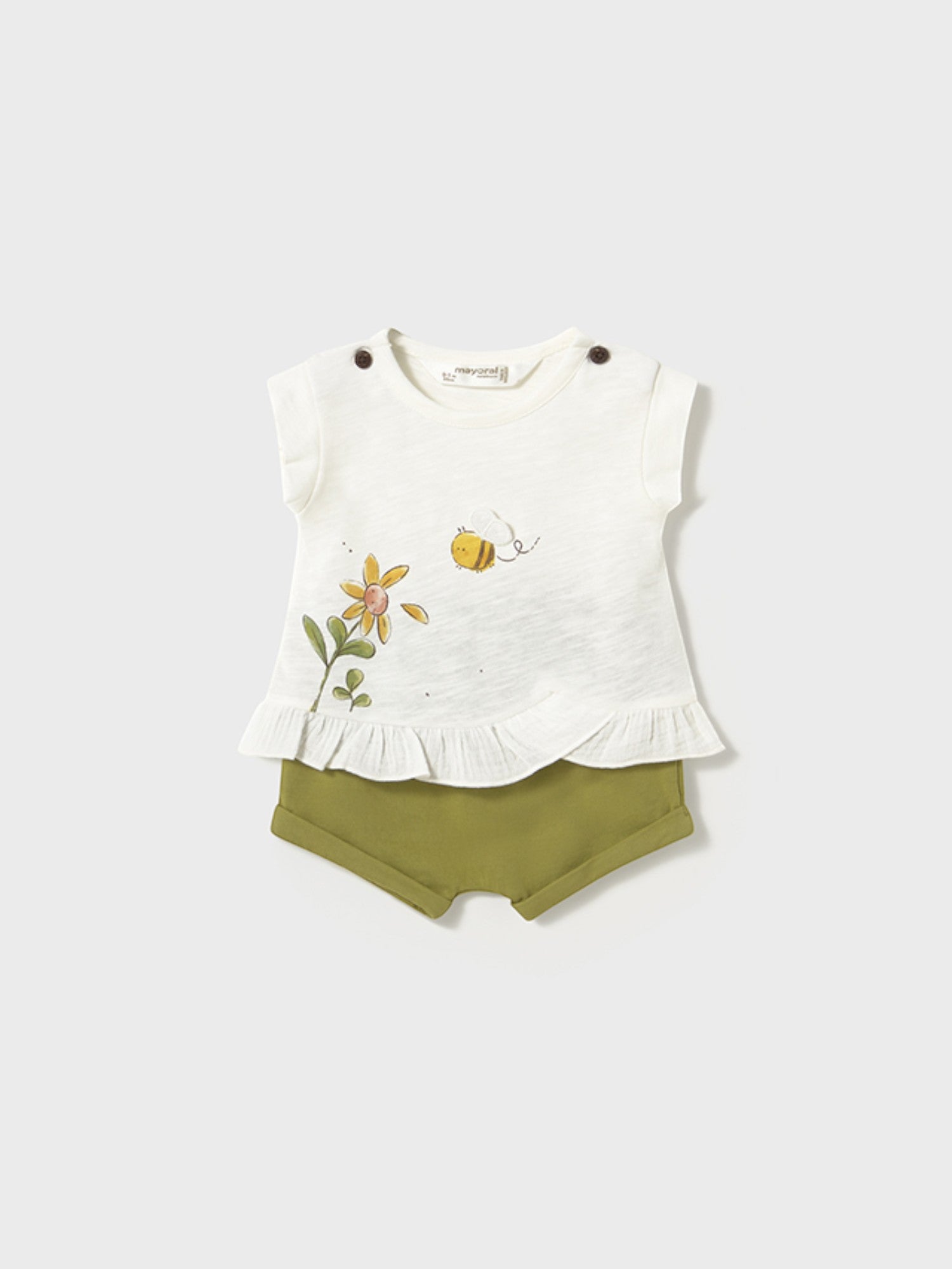 Completo punto 4 pezzi Bimba VERDE 1664 /V - NANU' BABY