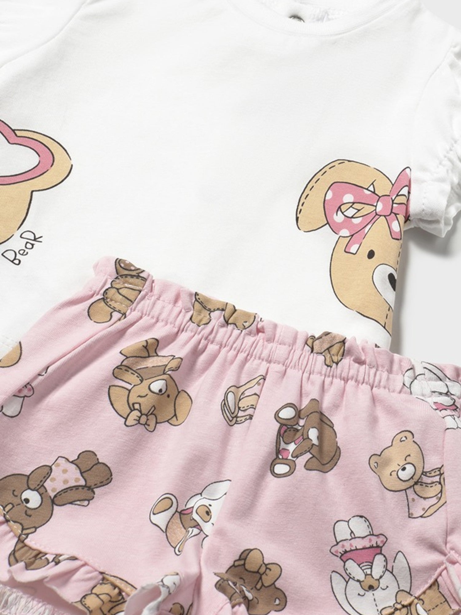 Completo short Bimba ROSA 1256 /R - NANU' BABY