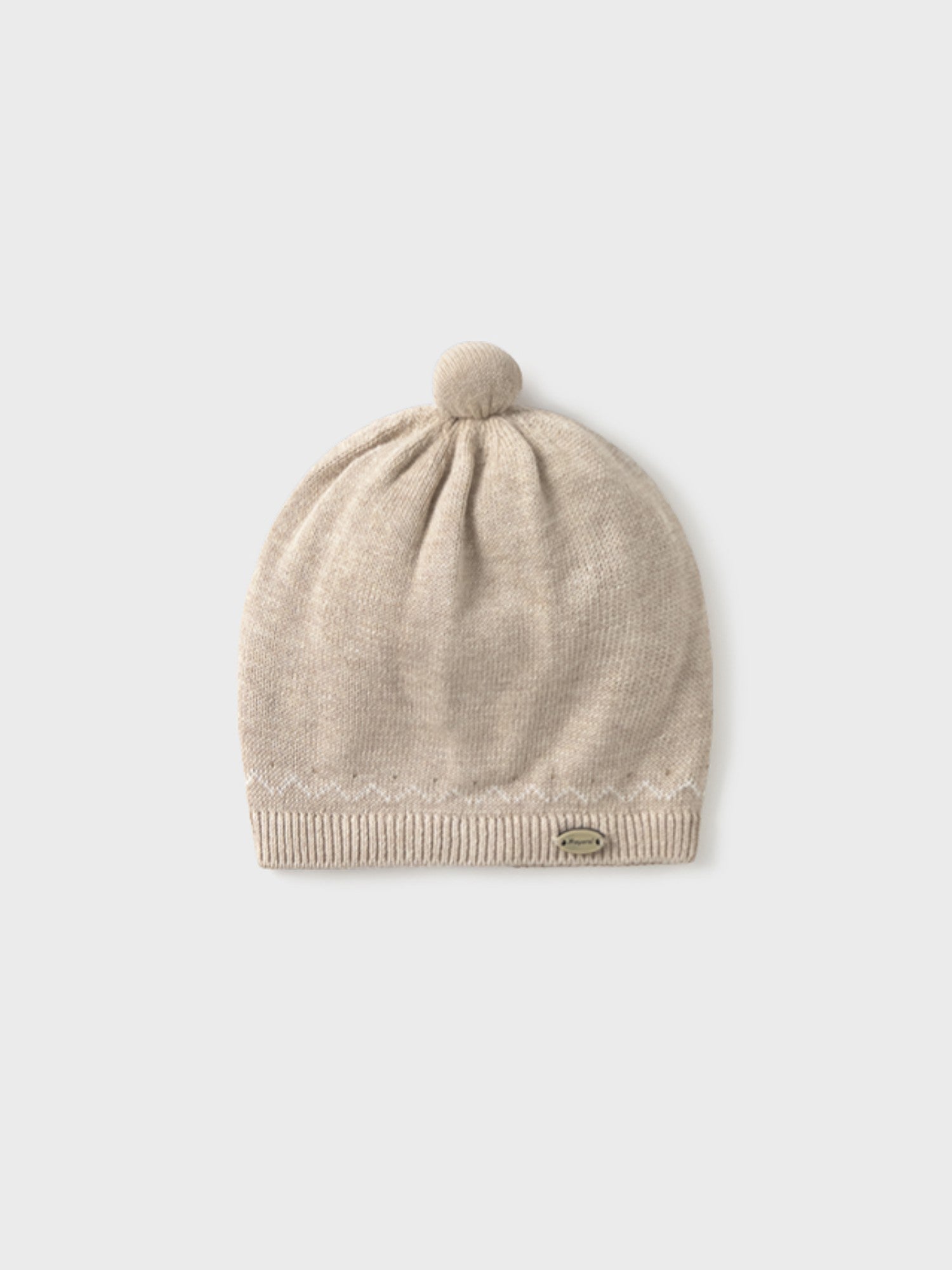 Cuffia Neonato Beige 9936/87 - NANU' BABY