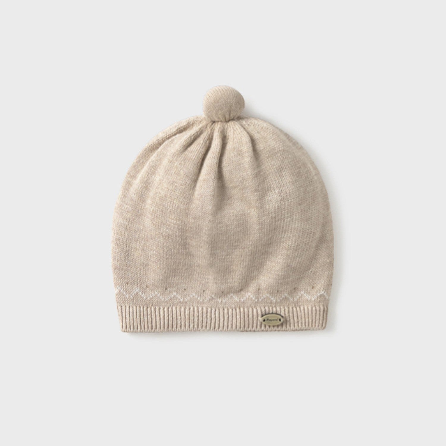 Cuffia Neonato Beige 9936/87 - NANU' BABY