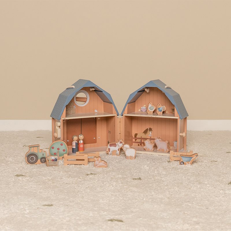 Casa delle bambole Piccola Fattoria MULTICOLORE LD7152 - NANU' BABY