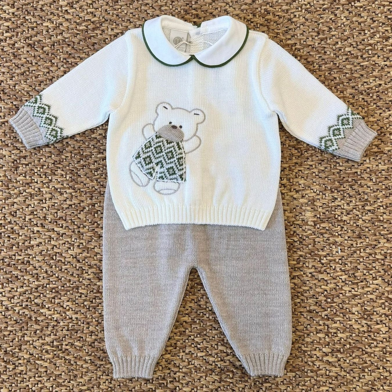 Completo nascita Orsetto Neonato VANIGLIA IB5150/V - NANU' BABY