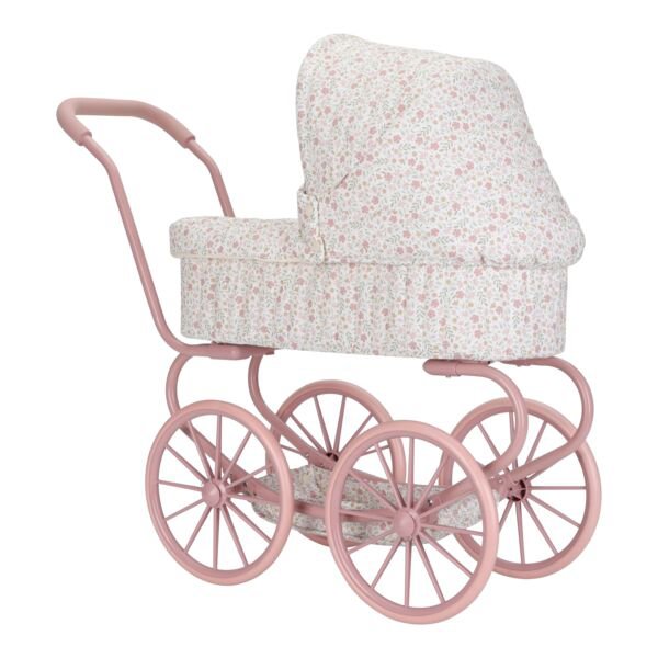 Carrozzina per bambole in metallo Rosa LD4586