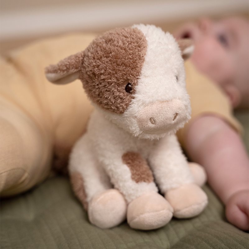 Mucca da coccolare 17 cm Piccola fattoria MULTICOLORE LD8830 - NANU' BABY
