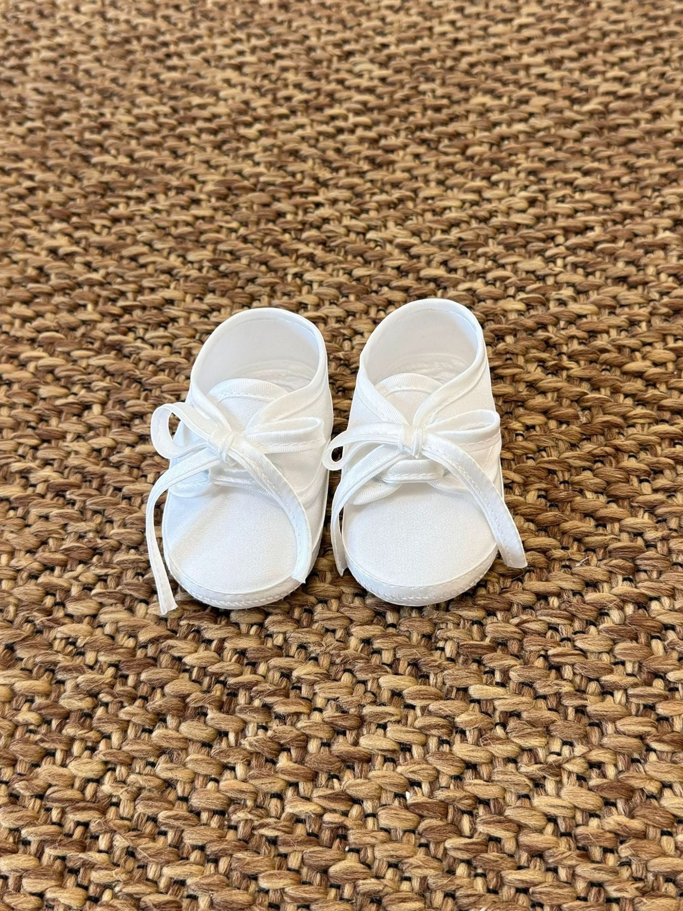 Scarpina in seta Bimbo PANNA STM2949 - NANU' BABY
