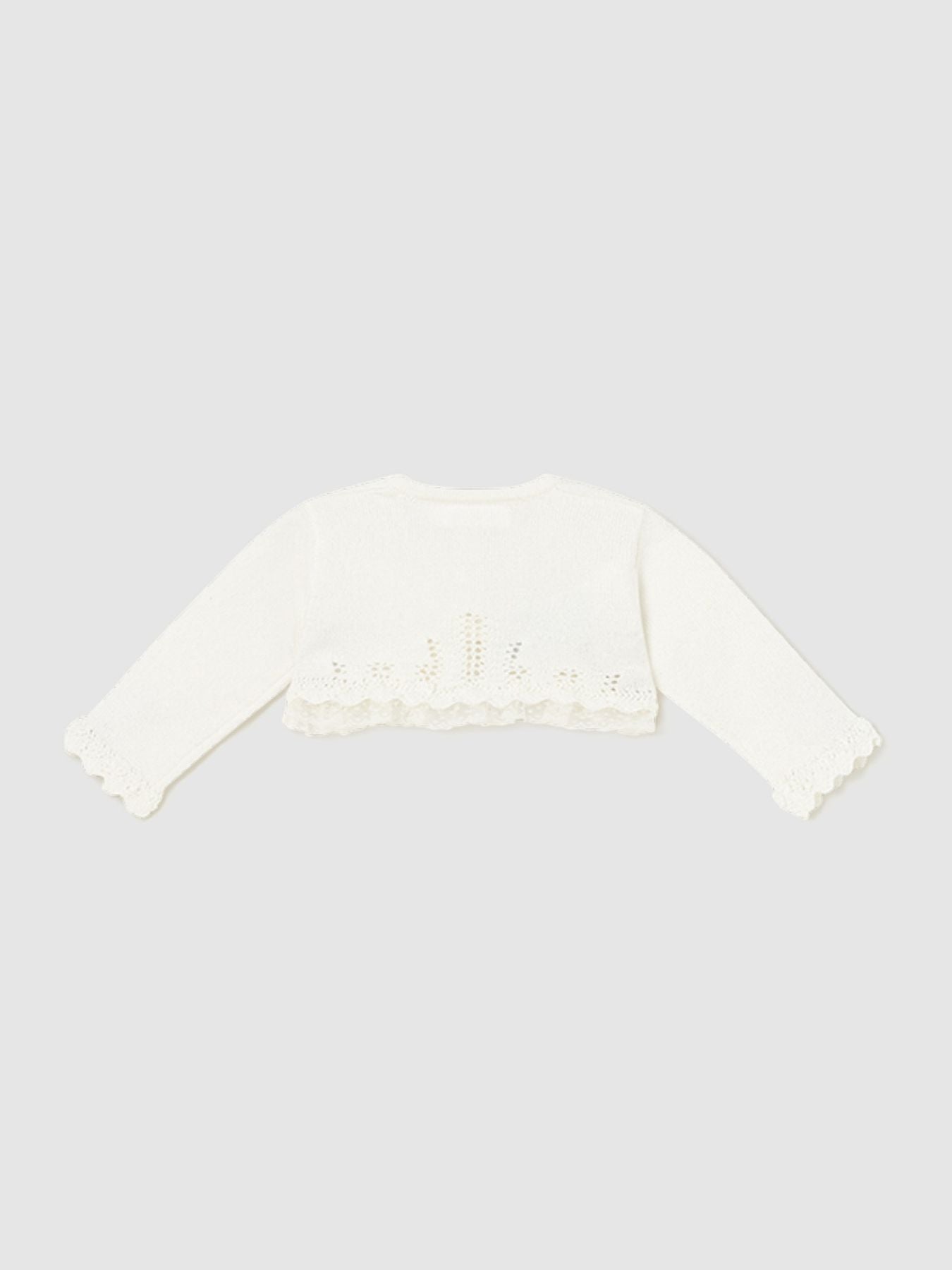 Cardigan cerimonia Bimba ECRU 1377 - NANU' BABY