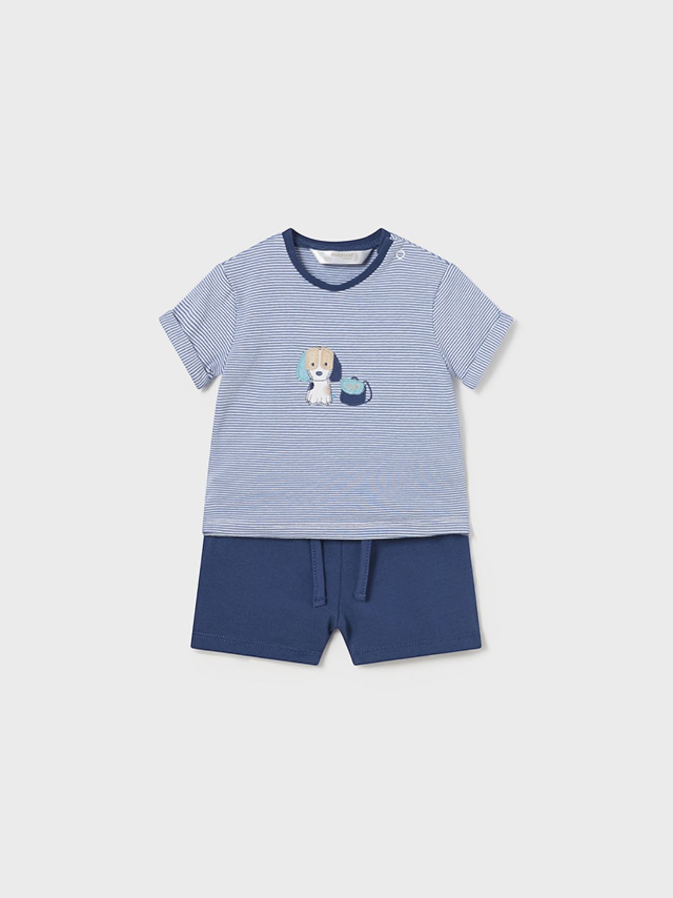 Comp 4 pezzi corto Bimbo BLU 1626 - NANU' BABY