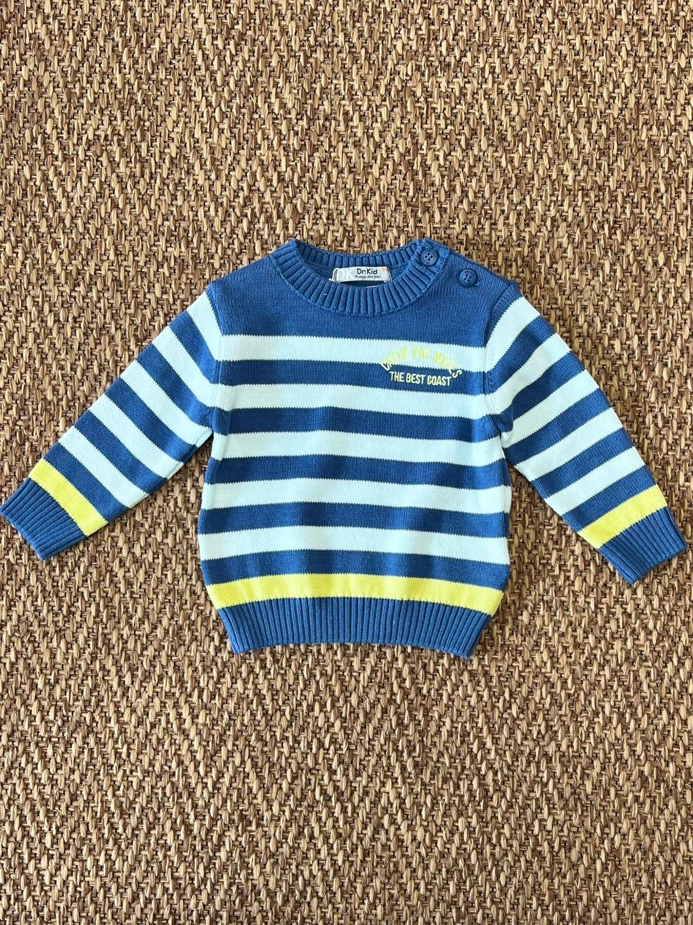 Maglioncino Bimbo AZZURRO DK537/PV24 - NANU' BABY