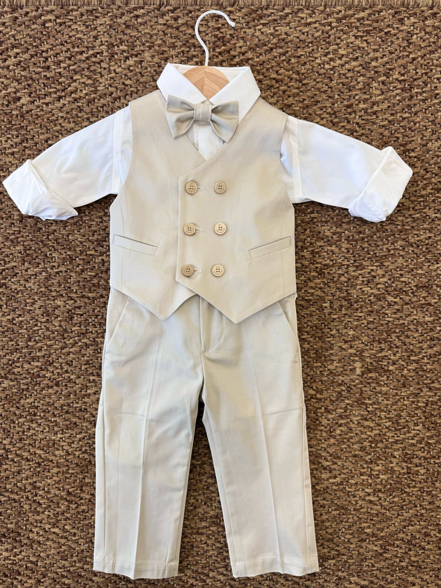 Completo Cerimonia Bimbo BEIGE EPC2104N/B - NANU' BABY