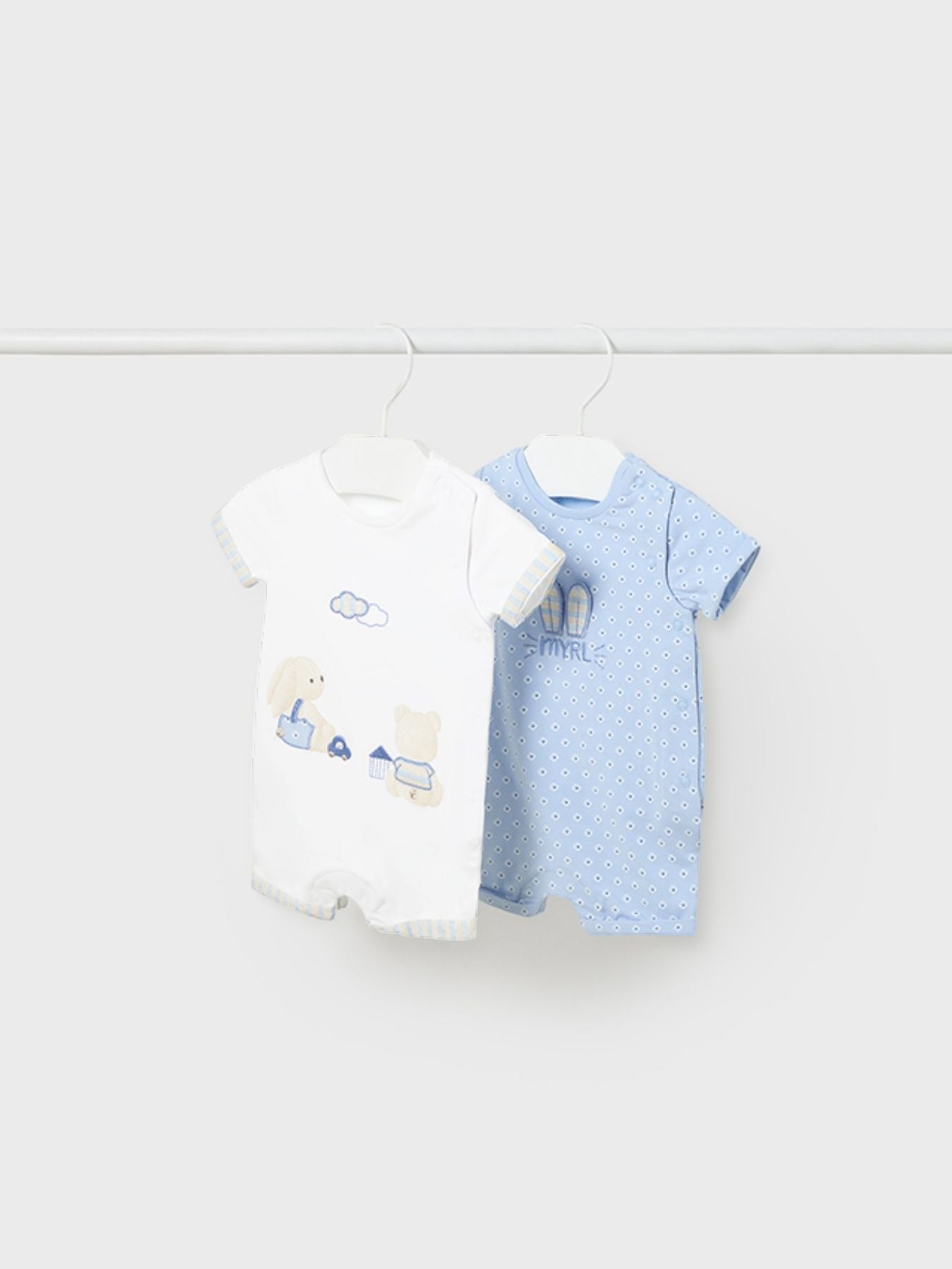 Set 2 pagliaccetti corti Bimbo CIELO 1722/C - NANU' BABY