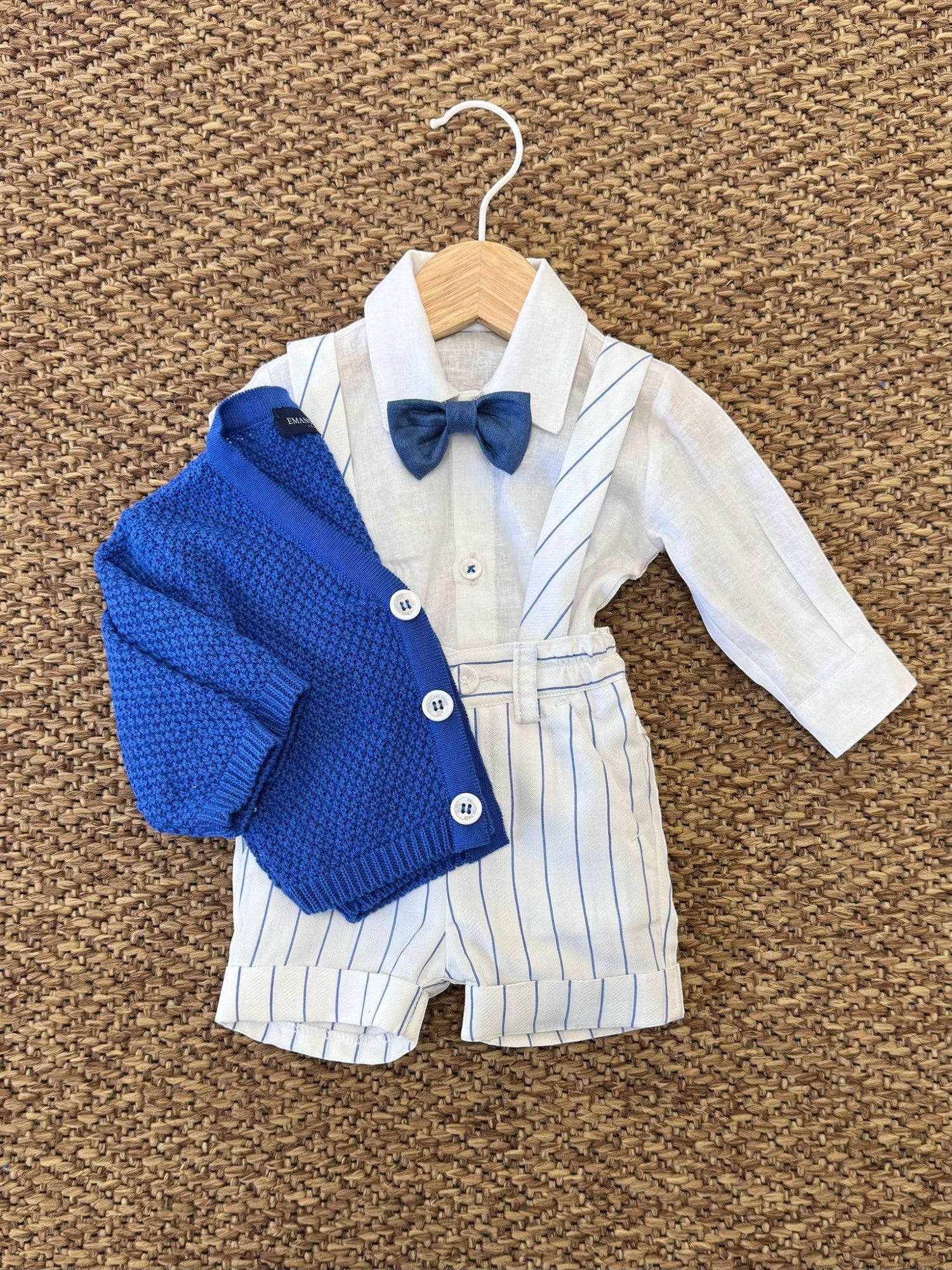 Completo Cerimonia Bimbo BIANCO ECR0061I - NANU' BABY