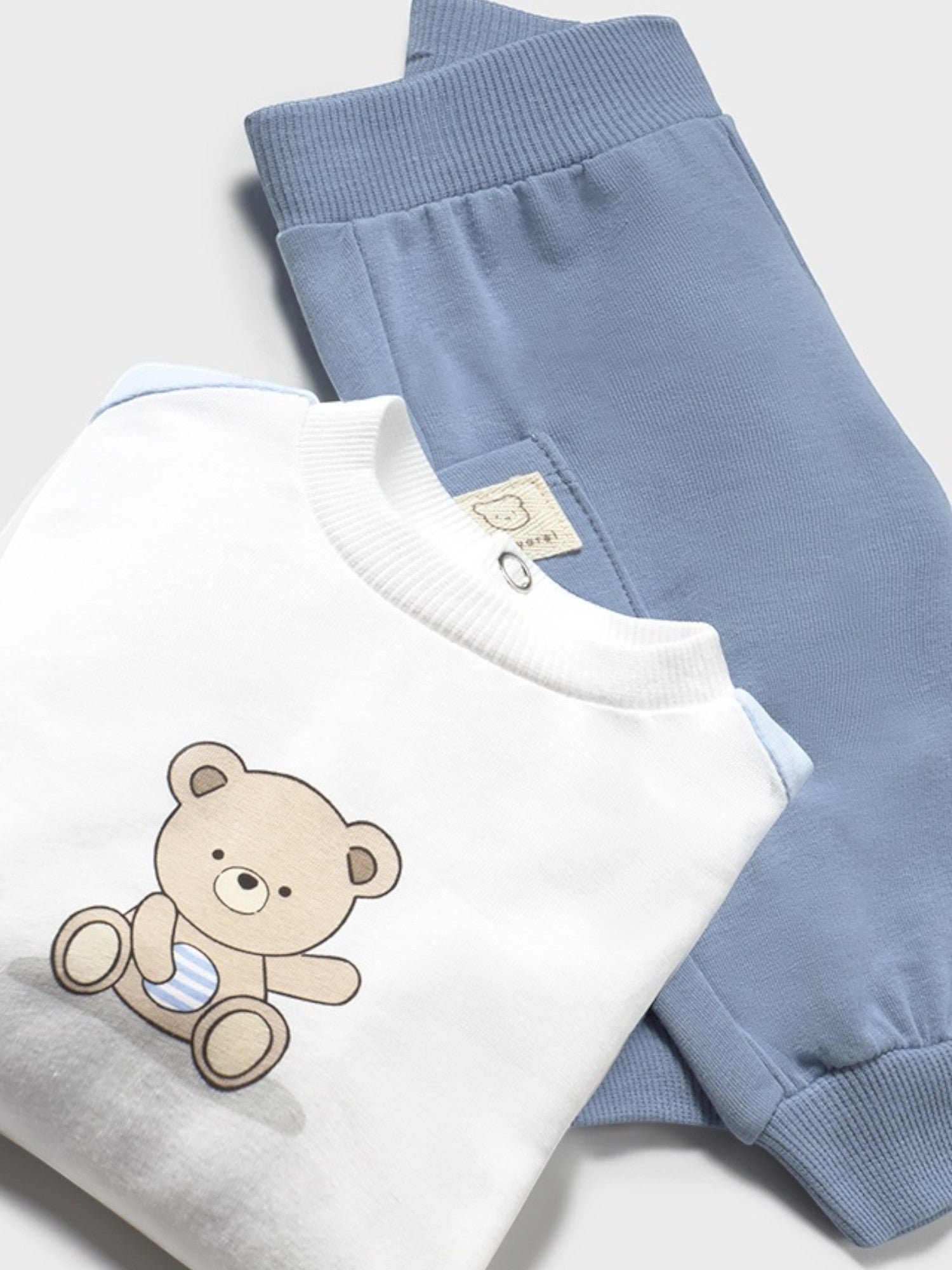 Completo 4 pezzi lungo Bimbo CIELO 1612 /C - NANU' BABY