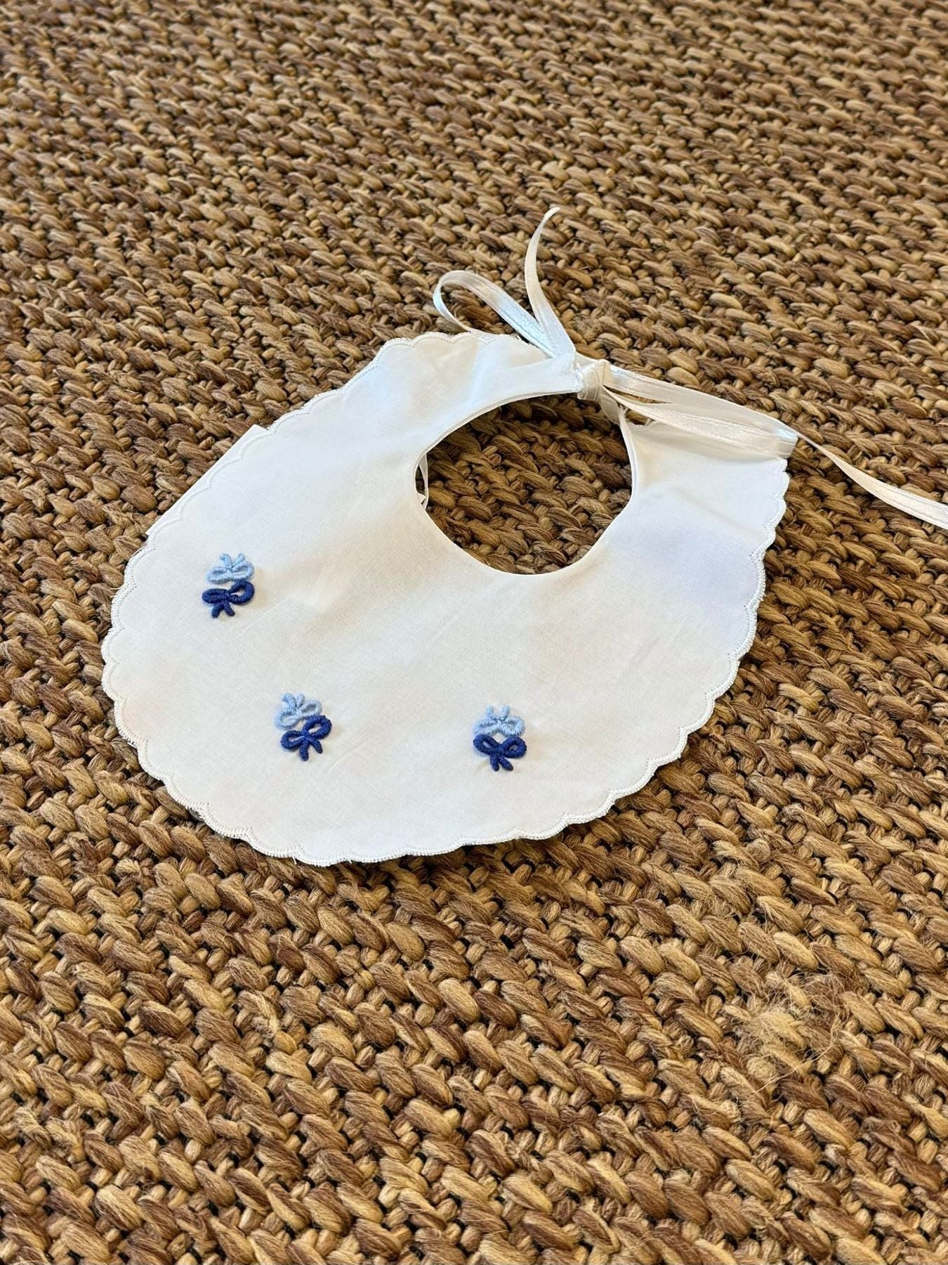 Bavetta Neonato AZZURRO SABRINA/BV-A - NANU' BABY